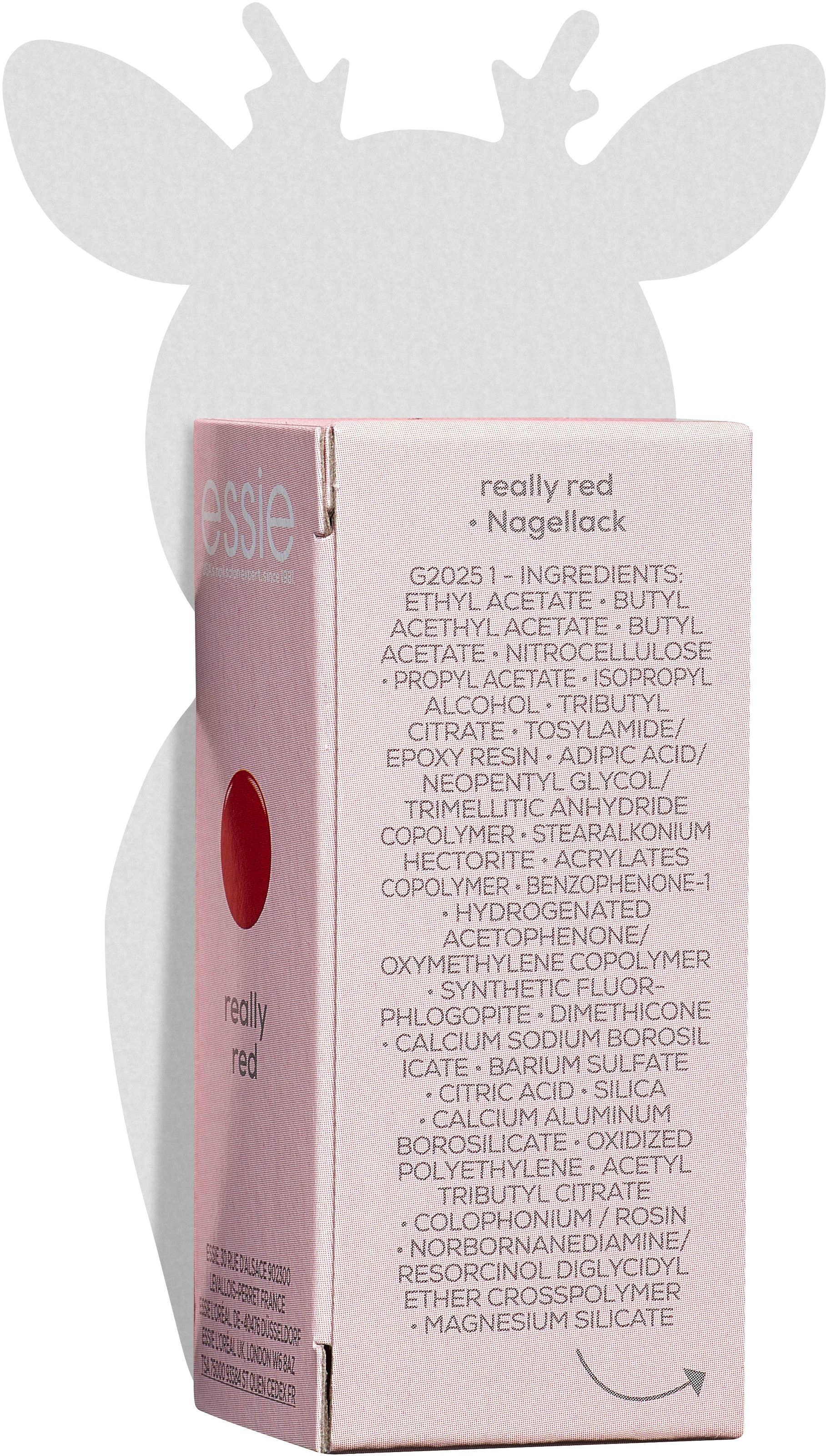 essie Nagellack-Set »Essie Nagellack X-Mas Coffret Rentier«, mit natürlichen Inhaltsstoffen