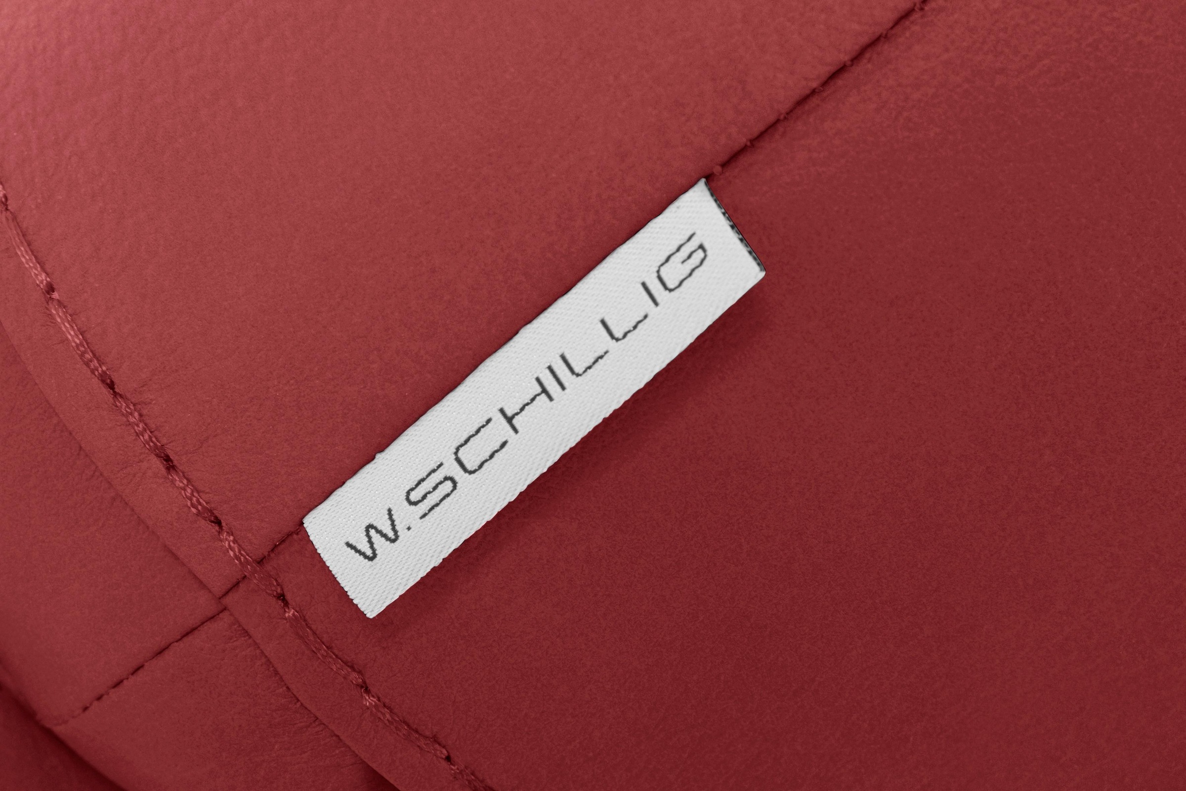 W.SCHILLIG Hocker »montanaa«, mit Metallkufen in Schwarz pulverbeschichtet, Breite 141 cm