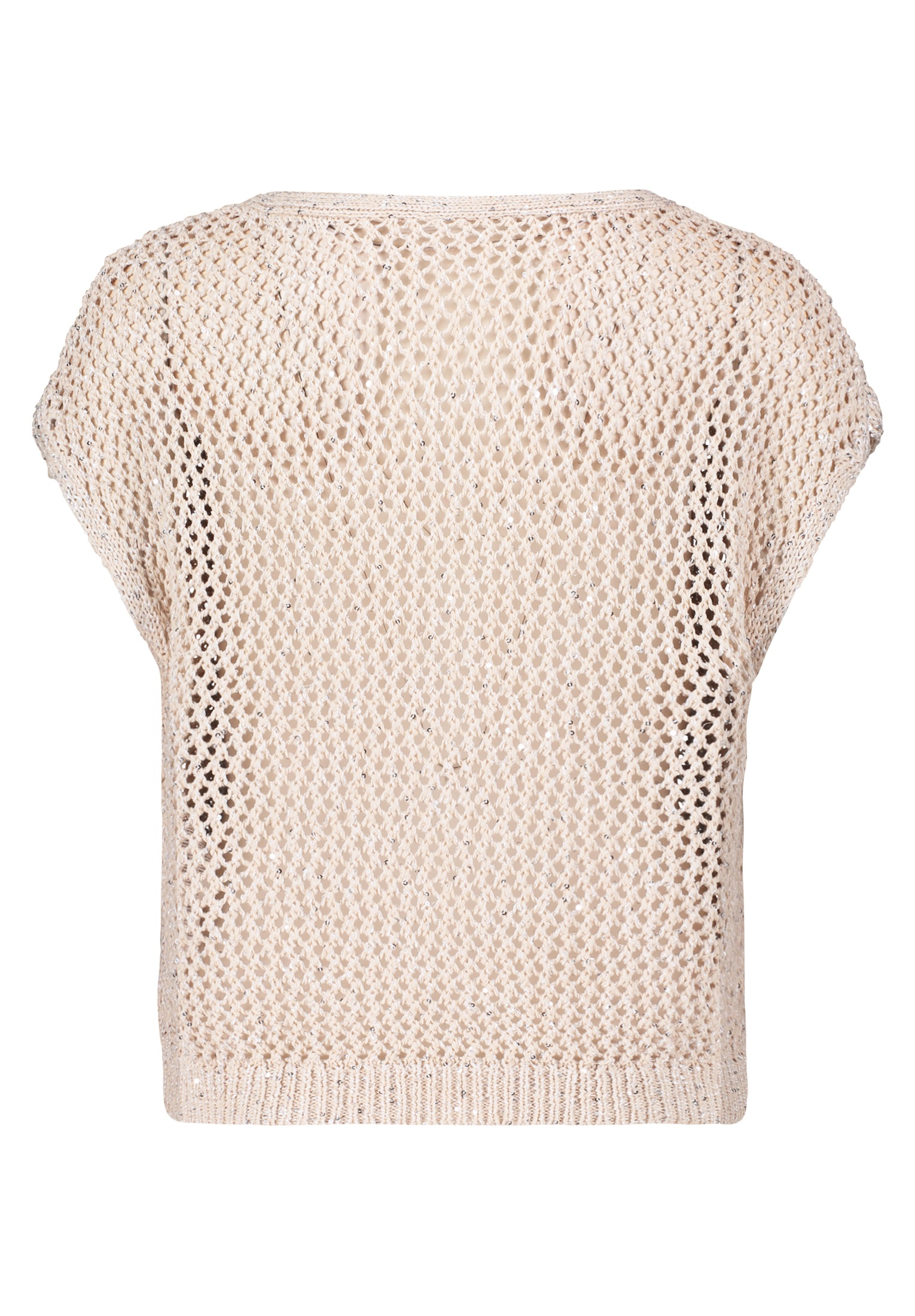 Betty&Co Stricktop »Betty & Co Strickpullover mit Effektgarn«, Glitzer