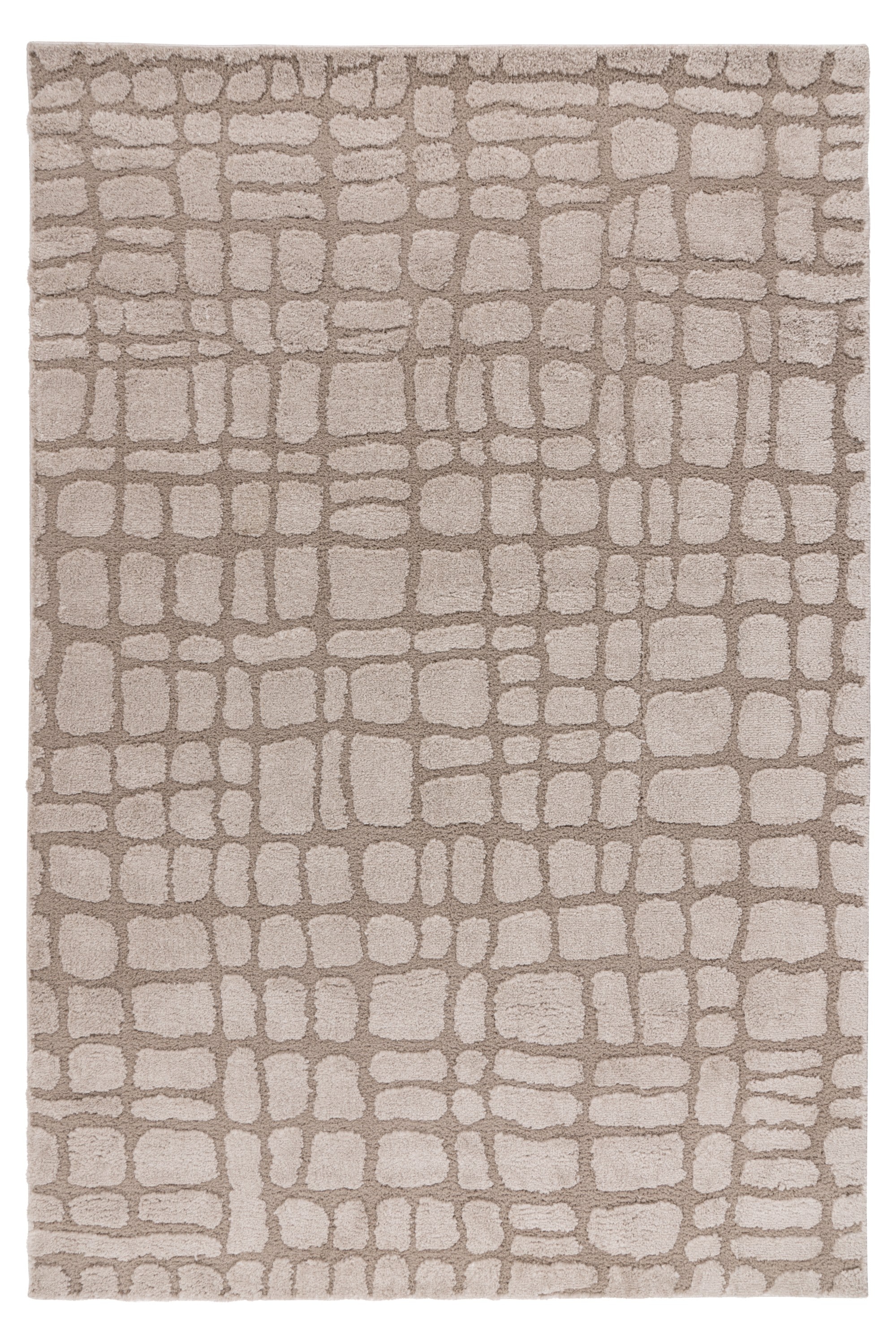 Teppich KAYOOM "Angel 125", beige, B:200cm H:20mm L:290cm, Polyester, Teppiche, Teppich, weicher Kurzflor, Wohnzimmer