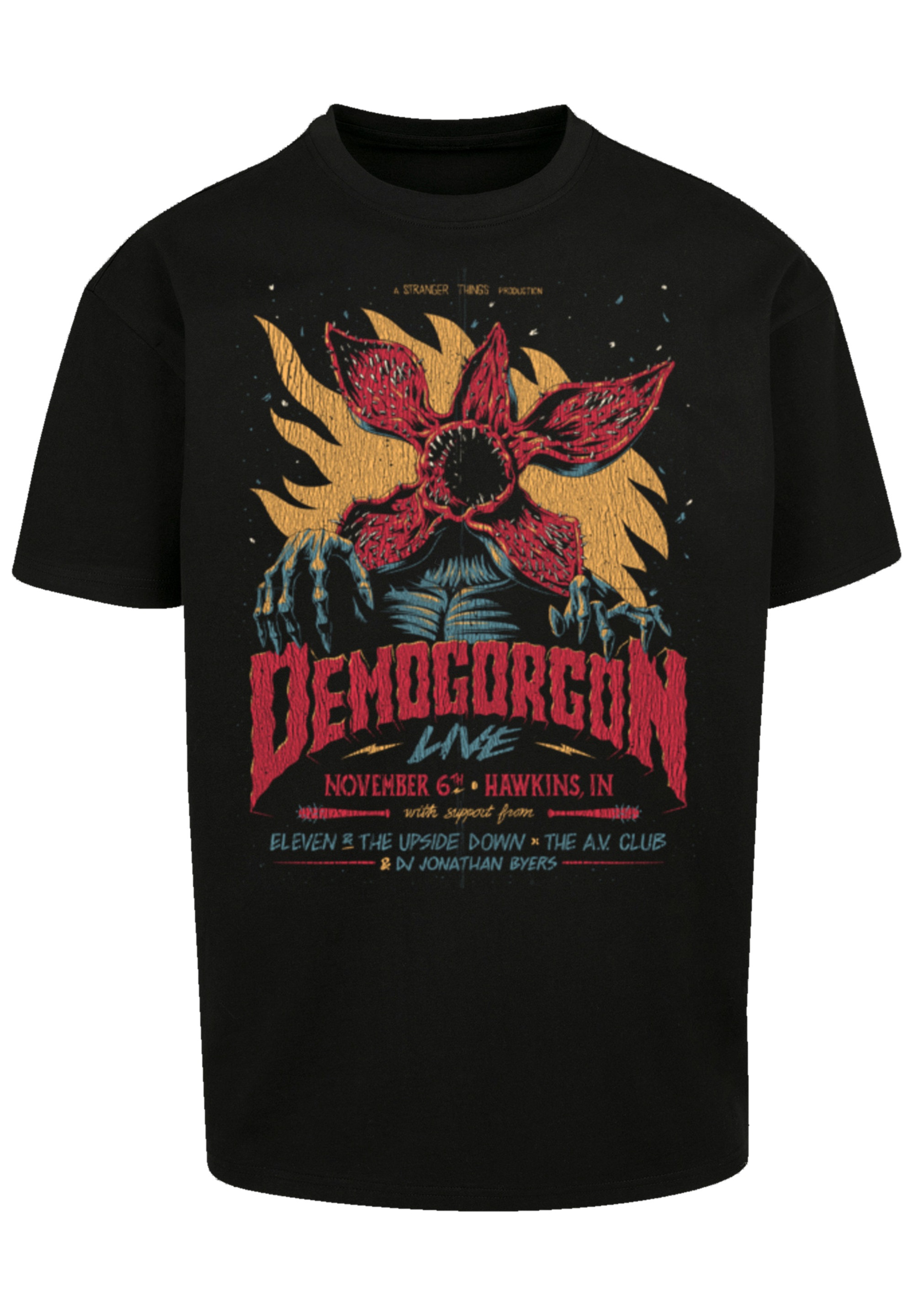 F4NT4STIC T-Shirt »Stranger Things Demogorgon Poster«, Premium Qualität