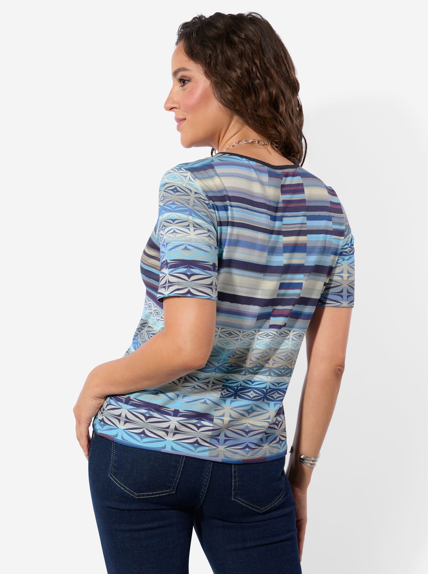 Casual Looks Kurzarmshirt "Kurzarm-Shirt" 1 tlg. günstig online kaufen