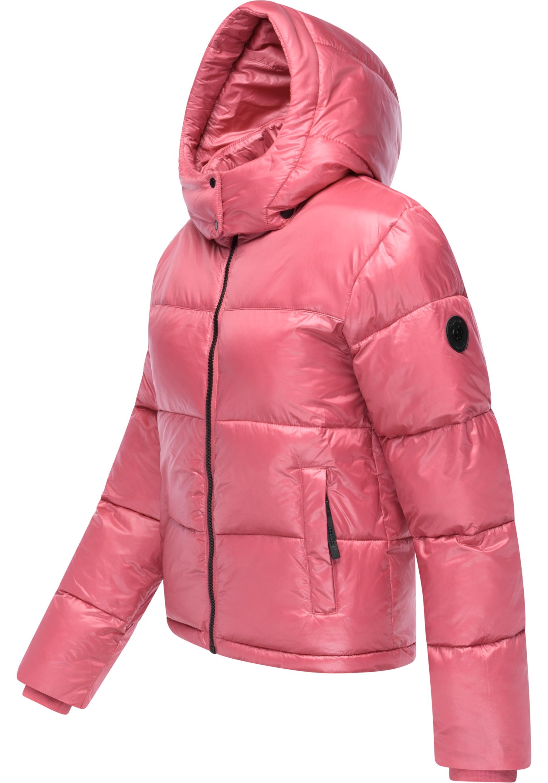 Ragwear Steppjacke »Roobie II«, mit Kapuze, Matt glänzende Damen Winterjacke mit Kapuze