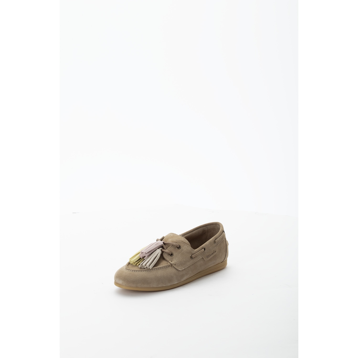 Tamaris Bootsschuh  Slipper, Schlupfschuh, mit farbigen Quasten