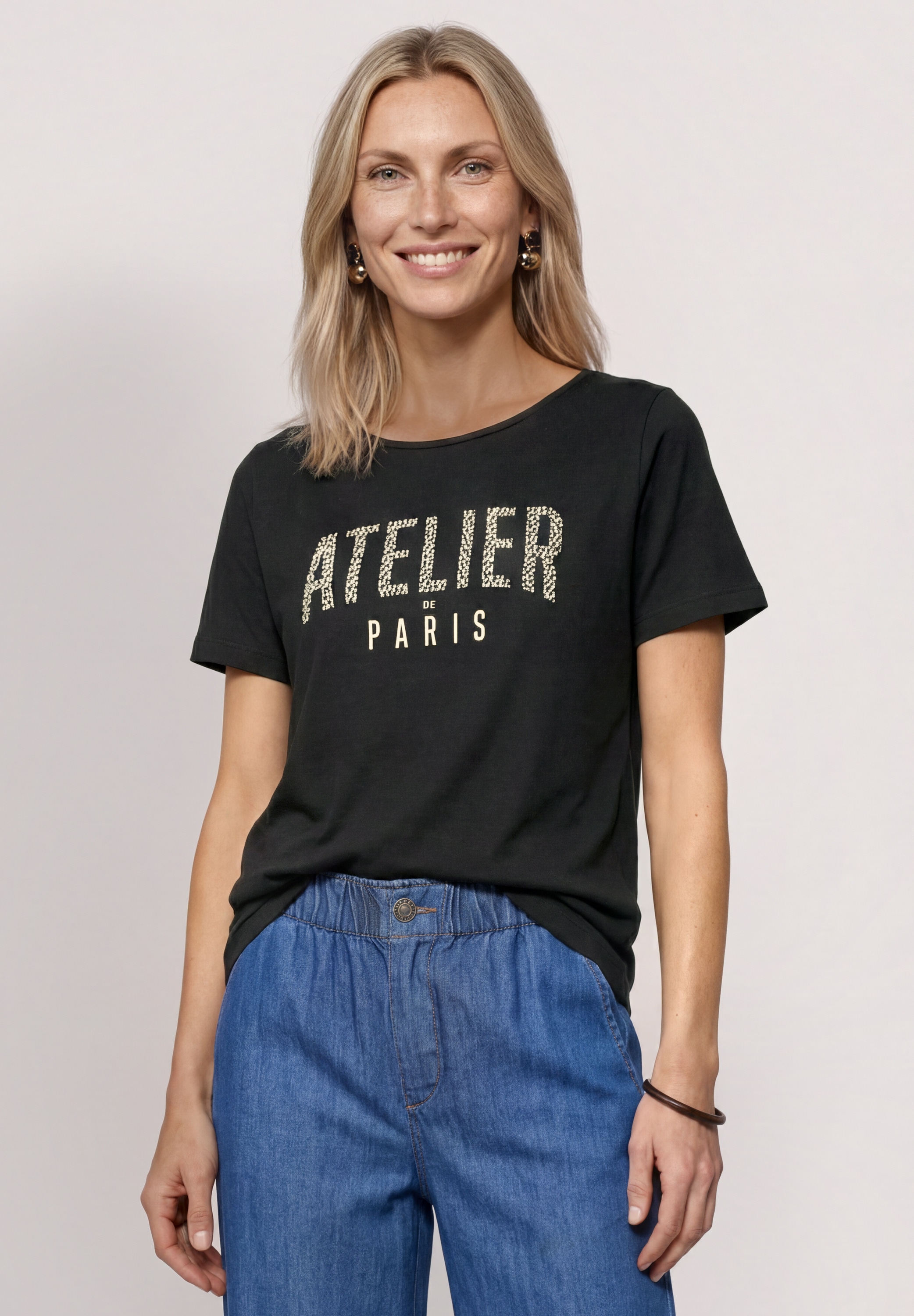 STREET ONE T-Shirt aus reiner Baumwolle