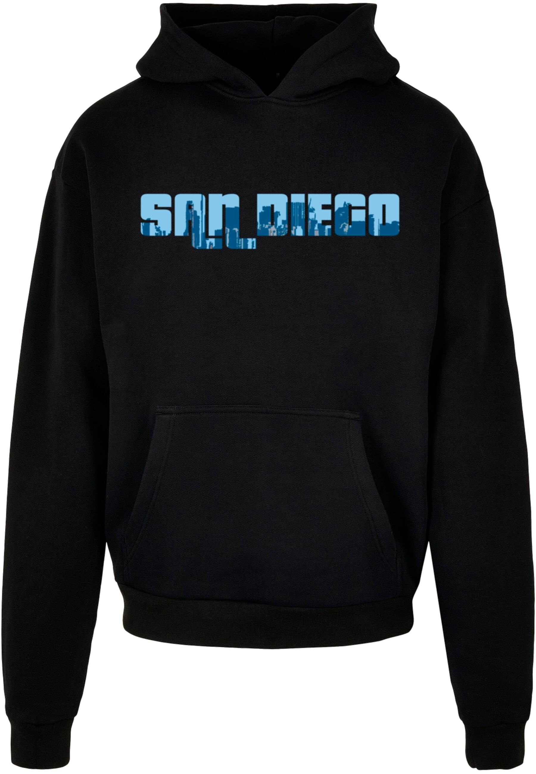 Merchcode Kapuzensweatshirt "Merchcode Herren Grand San Diego Skyline Ultra Heavy Hoody"