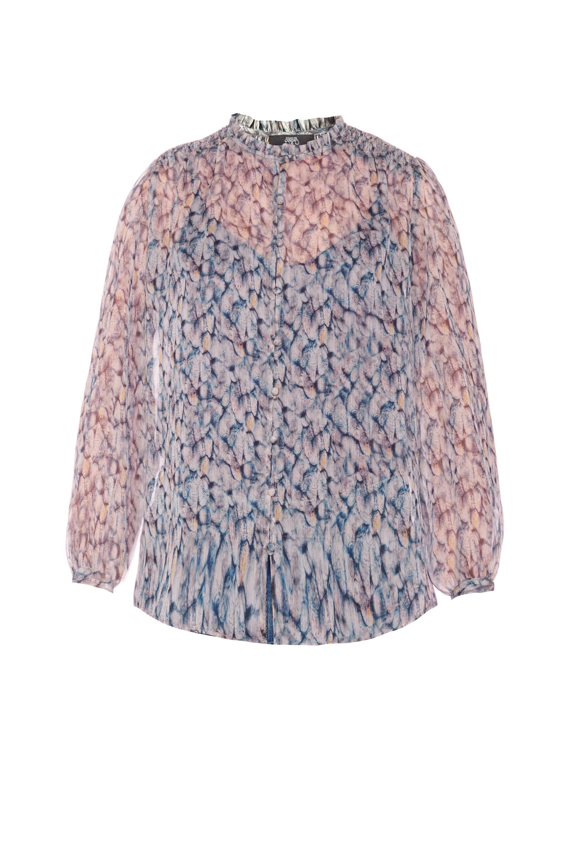 Le Temps Des Cerises Klassische Bluse »MACLEAR«, mit schönem Allover-Muster