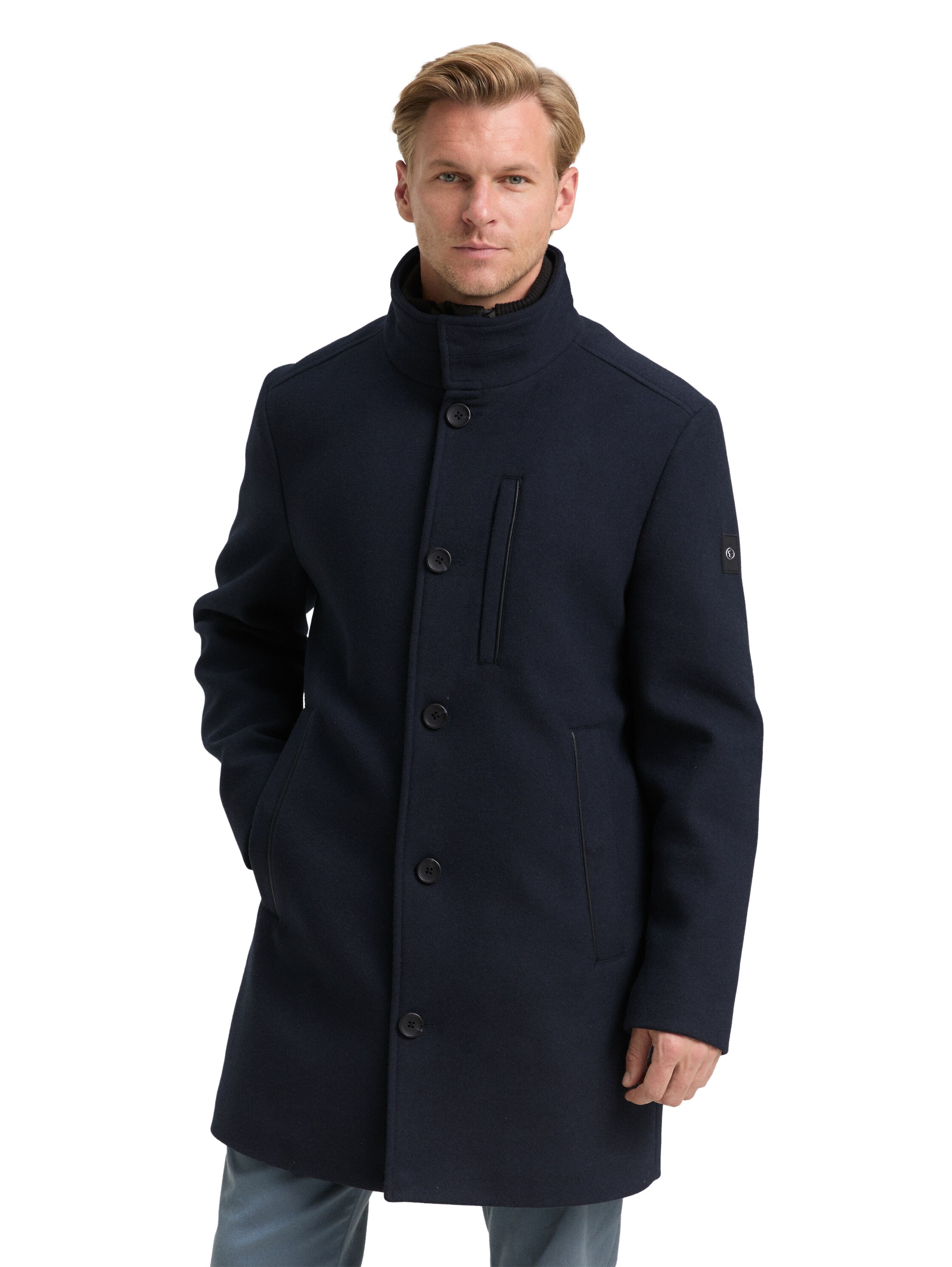 TOM TAILOR Wollmantel, mit abnehmbarer Innenjacke günstig online kaufen