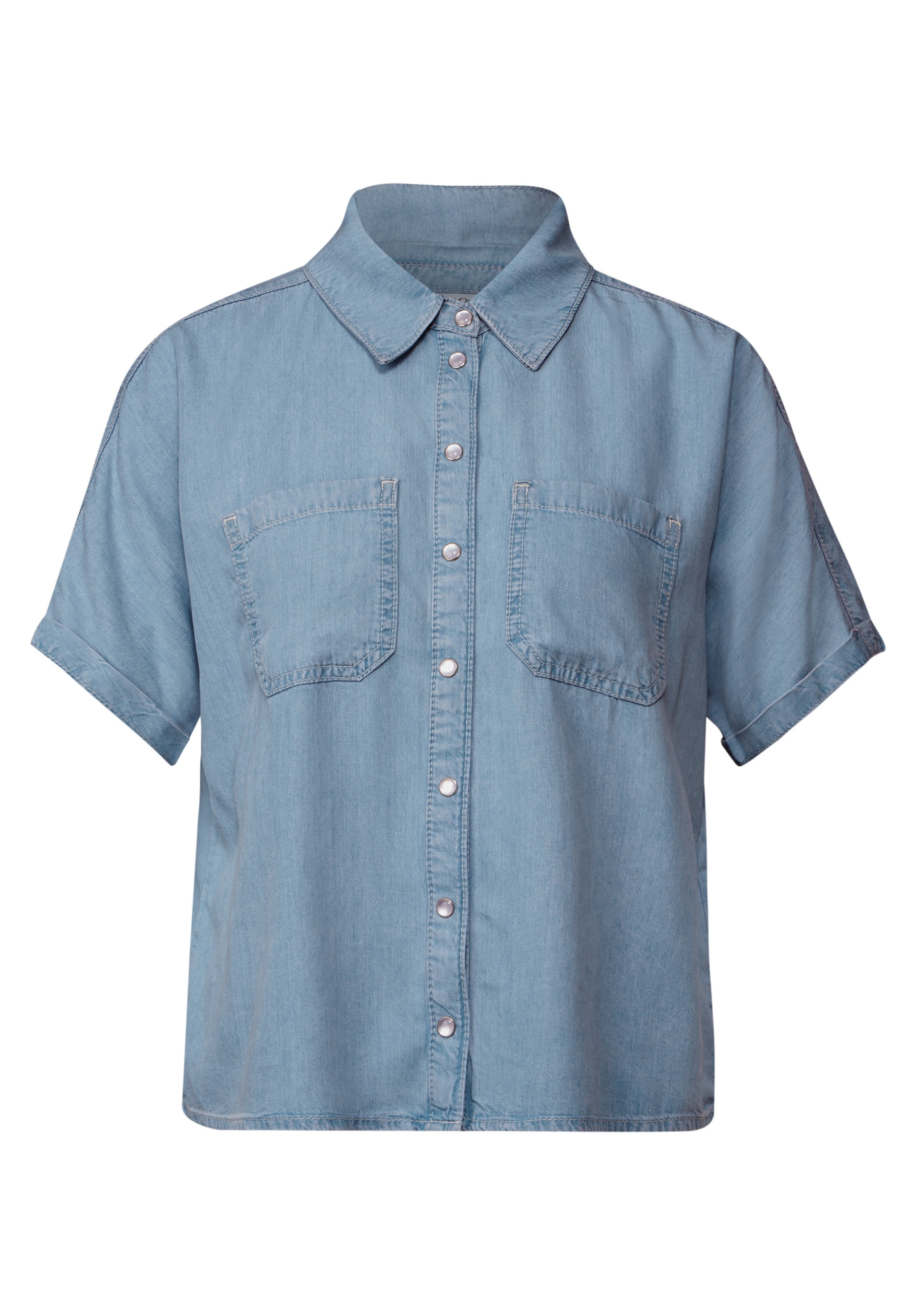 STREET ONE Jeansbluse, farbig
