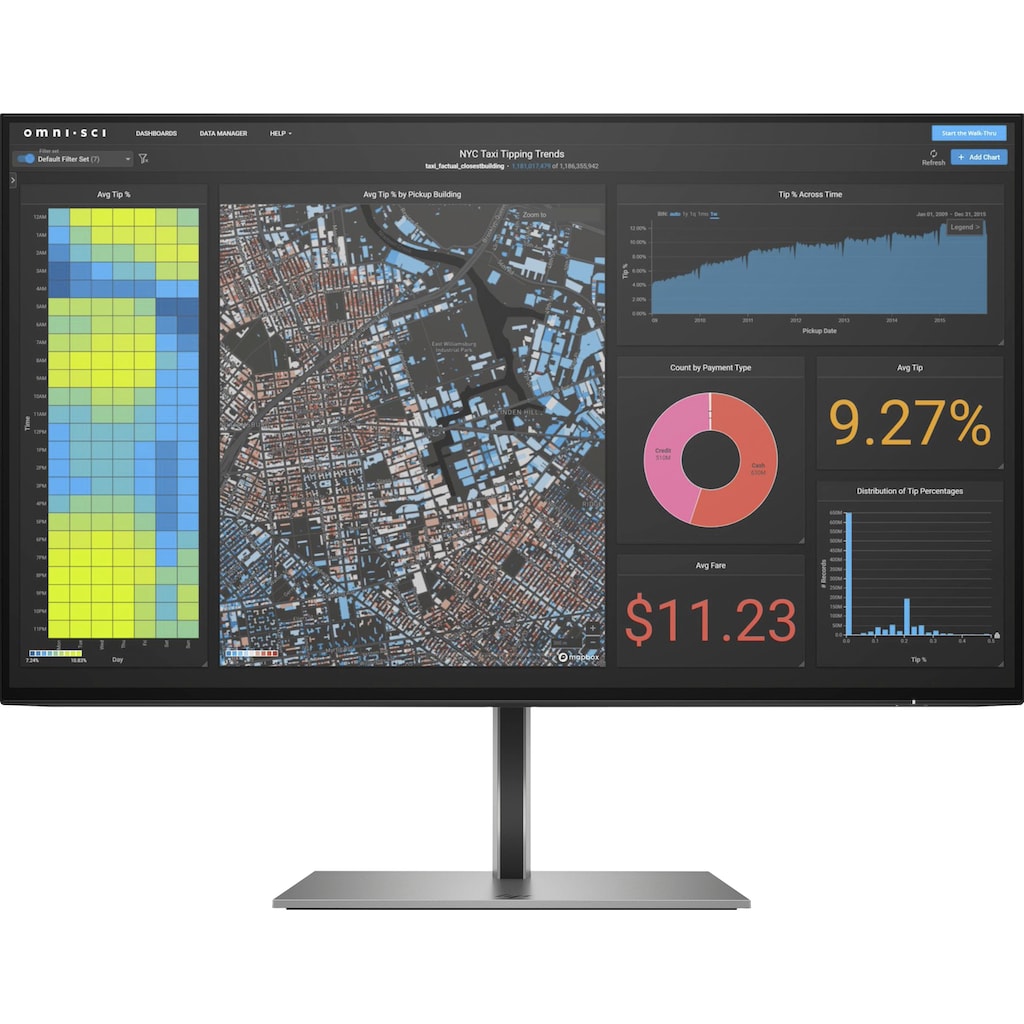 HP LED-Monitor »Z24f G3 HSD-0075-W«, 60,45 cm/23,8 Zoll, 1920 x 1080 px, Full HD, 5 ms Reaktionszeit, 60 Hz