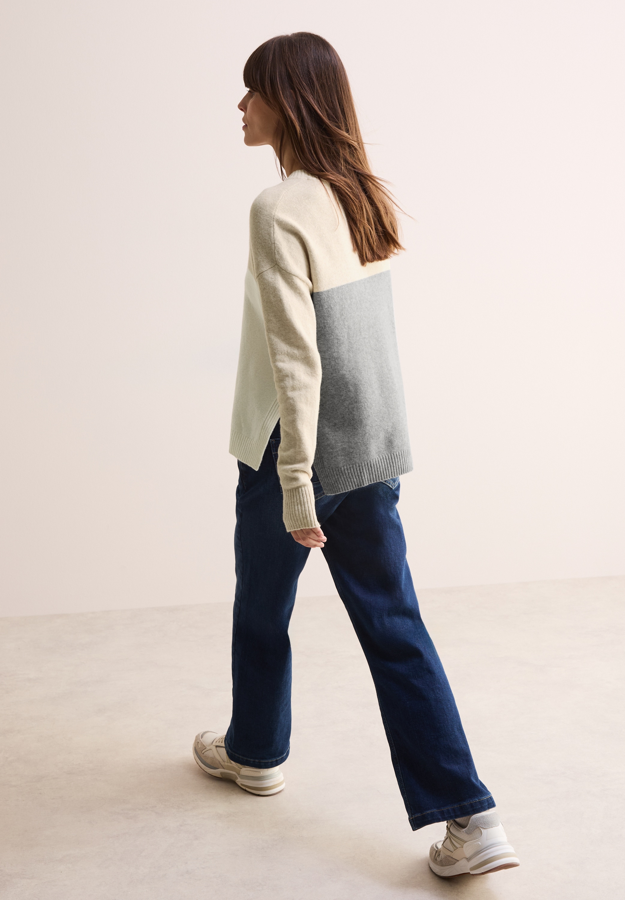 Cecil Strickpullover, mit Colorblocking