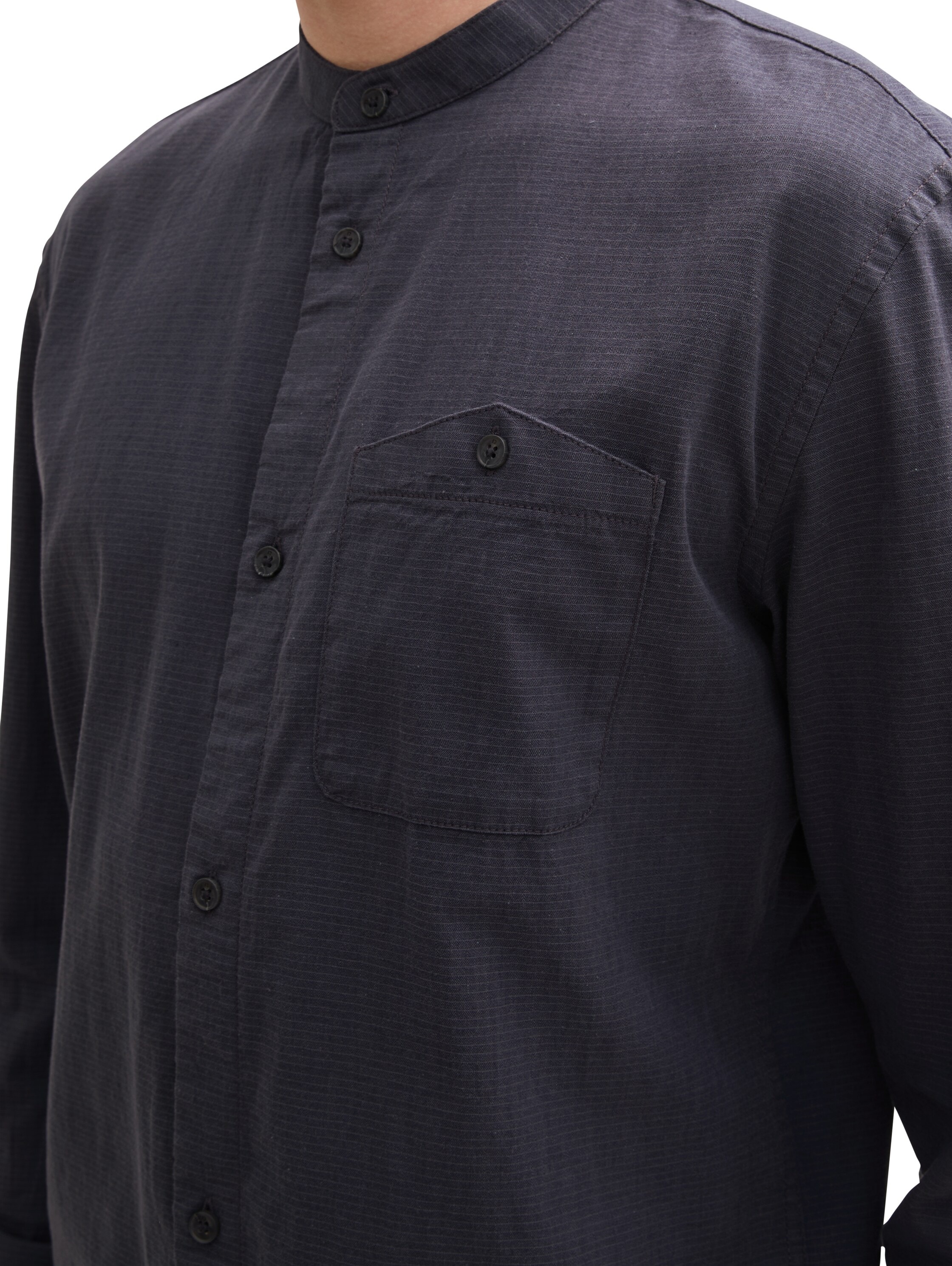 TOM TAILOR Denim Langarmhemd, mit Brusttasche