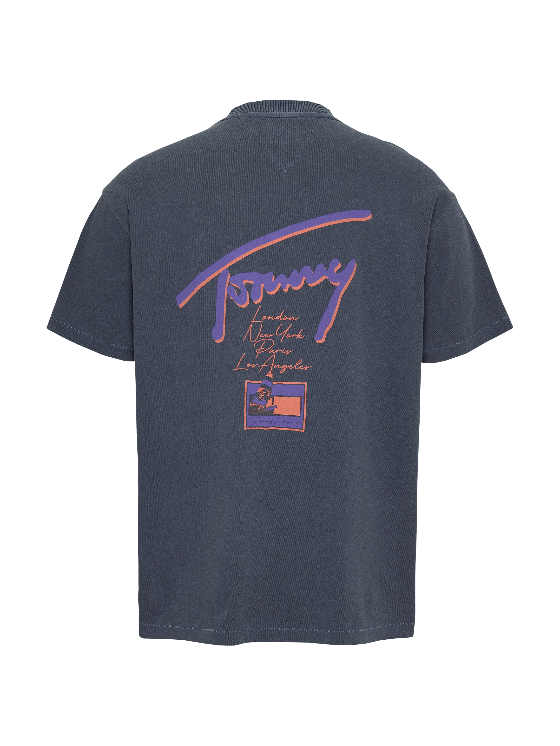 Tommy Jeans T-Shirt »TJM RLX FADED GRAPHIC TEE EXT«, mit großem Rückendruck