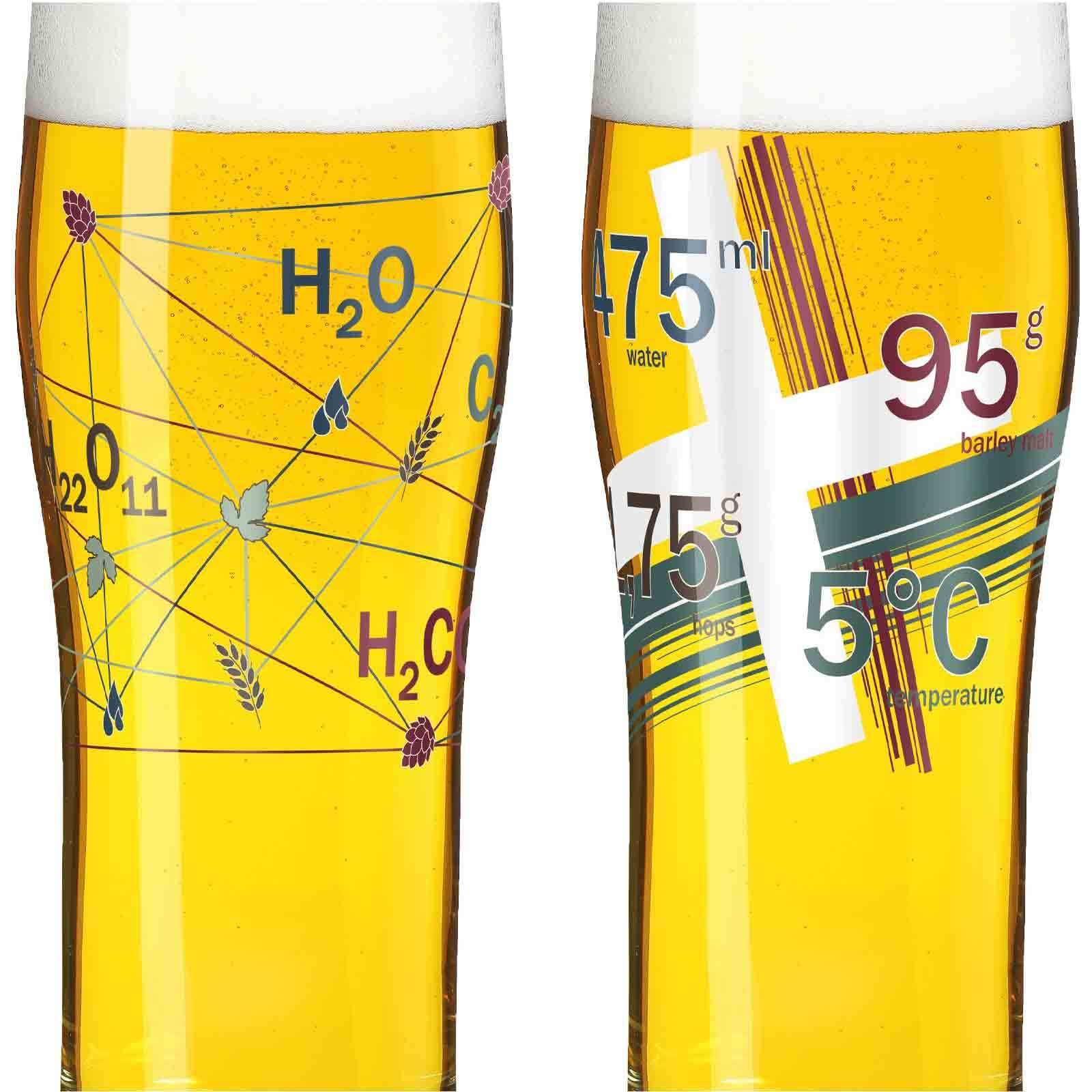 Ritzenhoff Bierglas »Allroundglas Brauchzeit 630 ml 2er Set transparent«