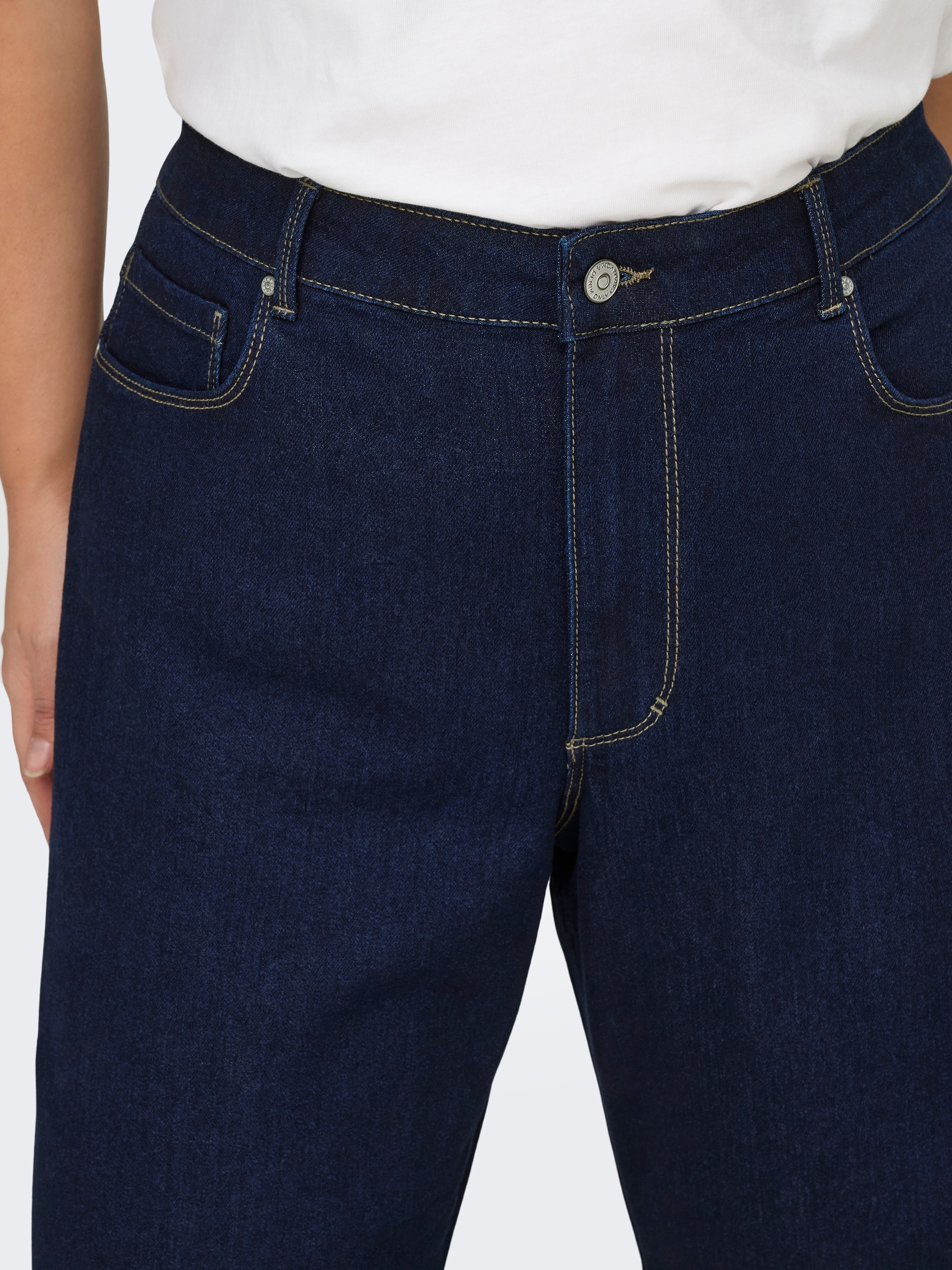 Thumbnail - ONLY CARMAKOMA Weite Jeans "CARSNOW HW WIDE DNM JEANS PIM080 NOOS"