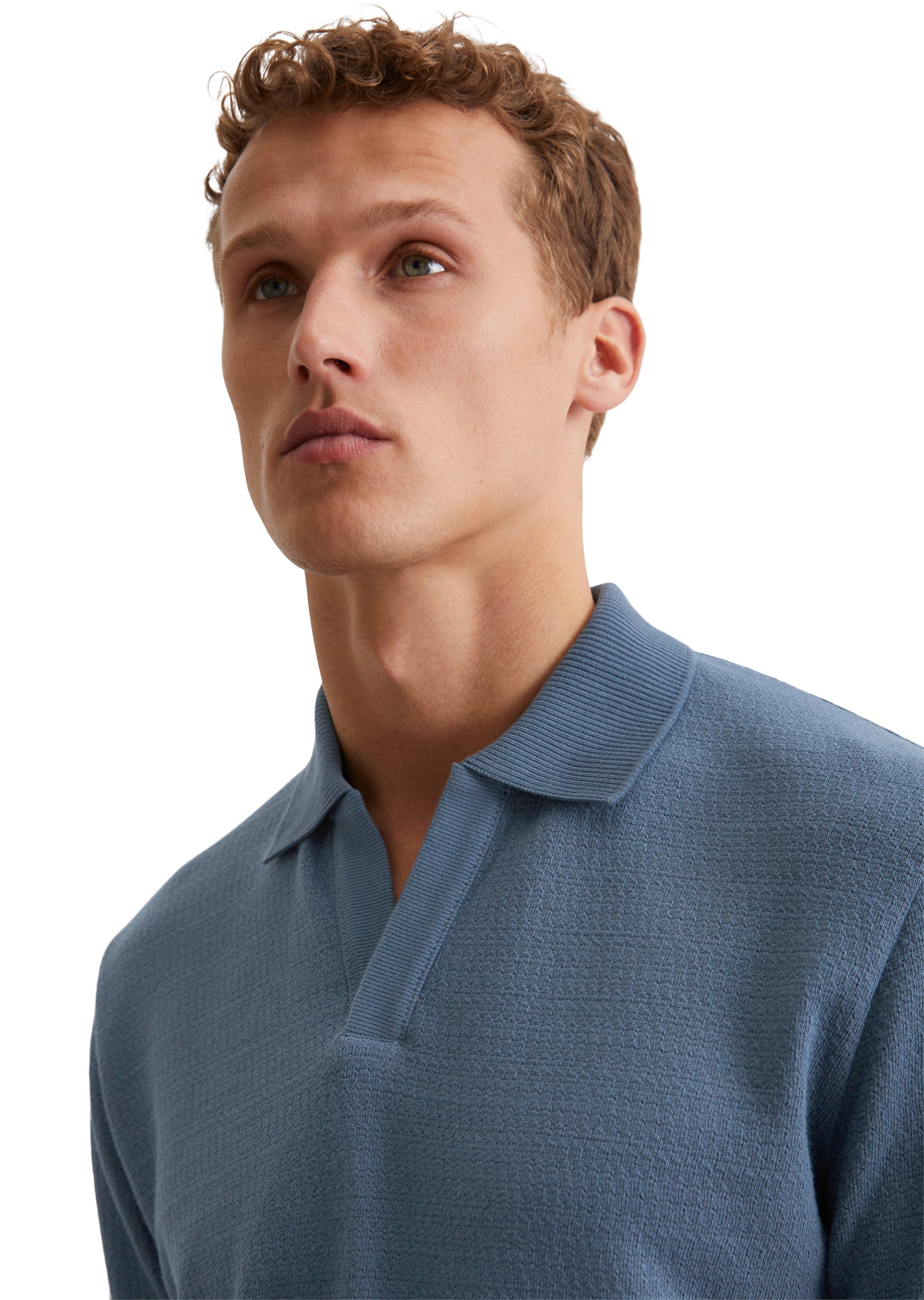 Marc O'Polo Poloshirt »mit feiner Struktur«