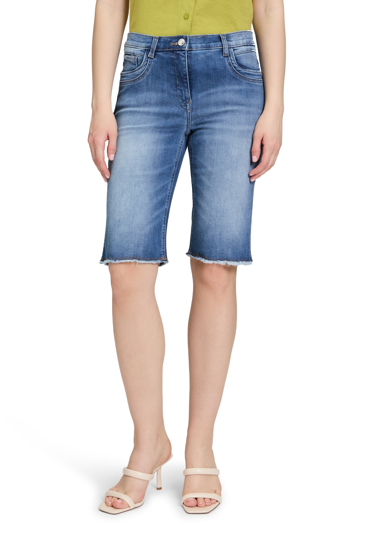Betty Barclay Jeansshorts "Betty Barclay Damen Jeans-Shorts mit aufgesetzte günstig online kaufen