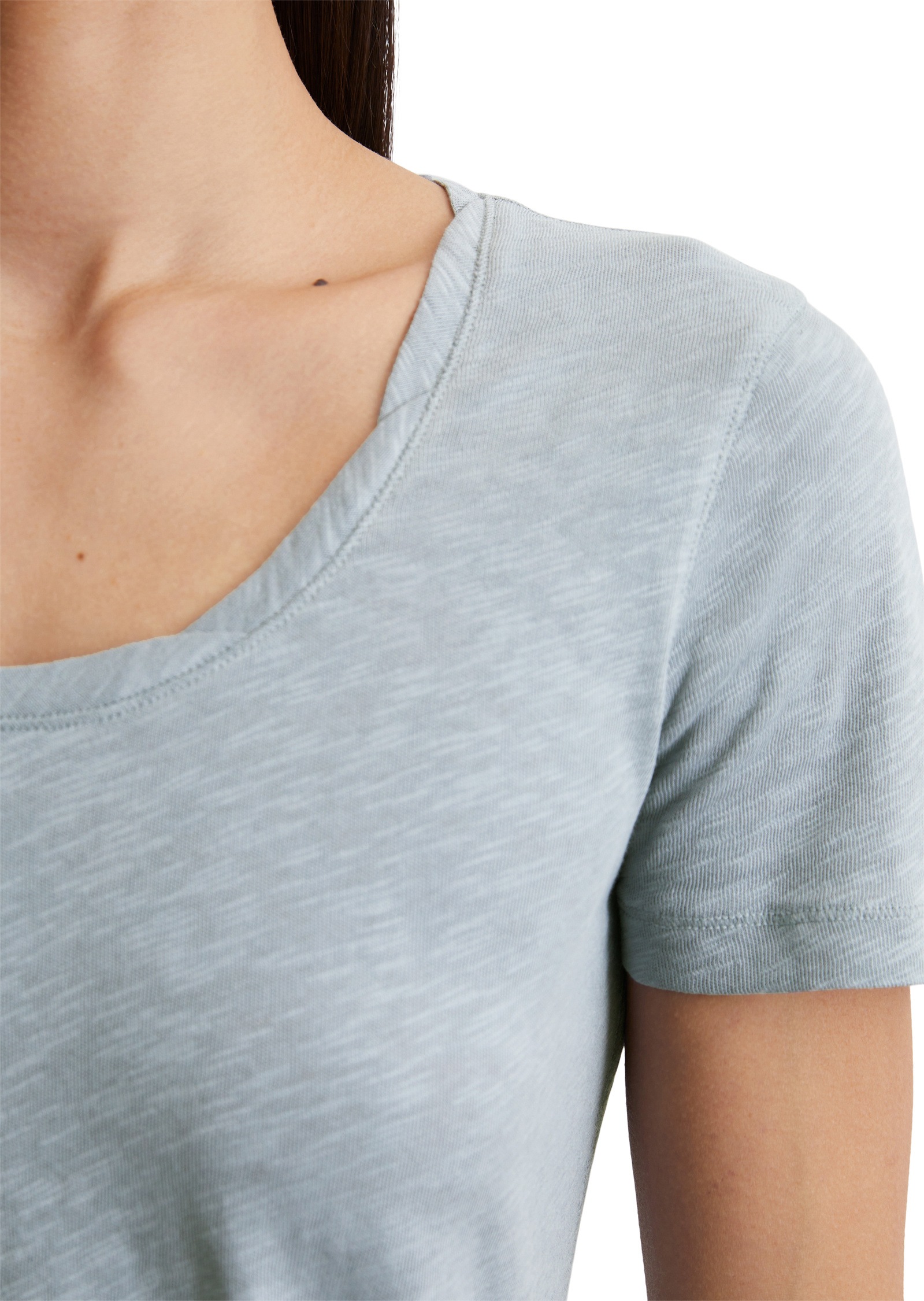 Marc O'Polo T-Shirt »mit getwistetem Ausschnitt«