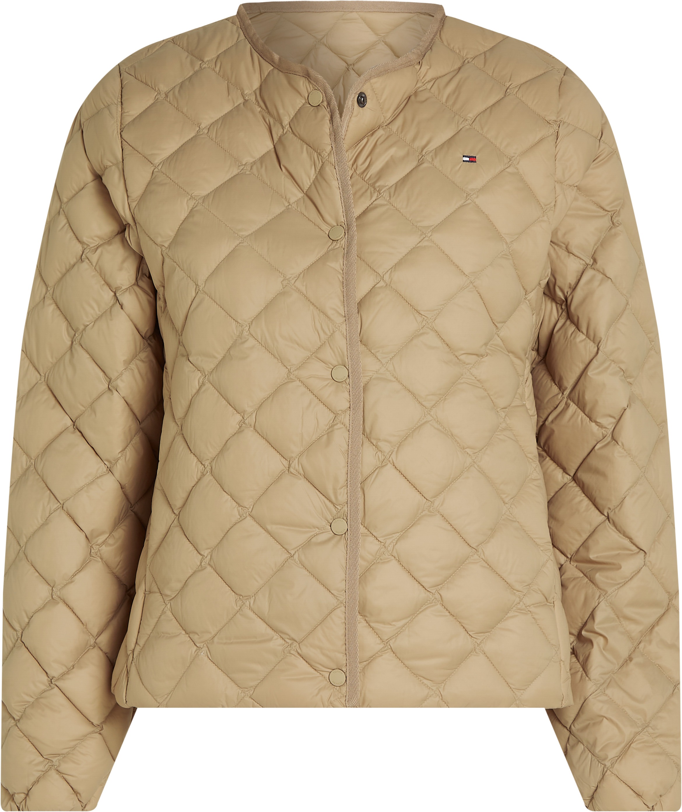 TOMMY HILFIGER Steppjacke su Logostickerei