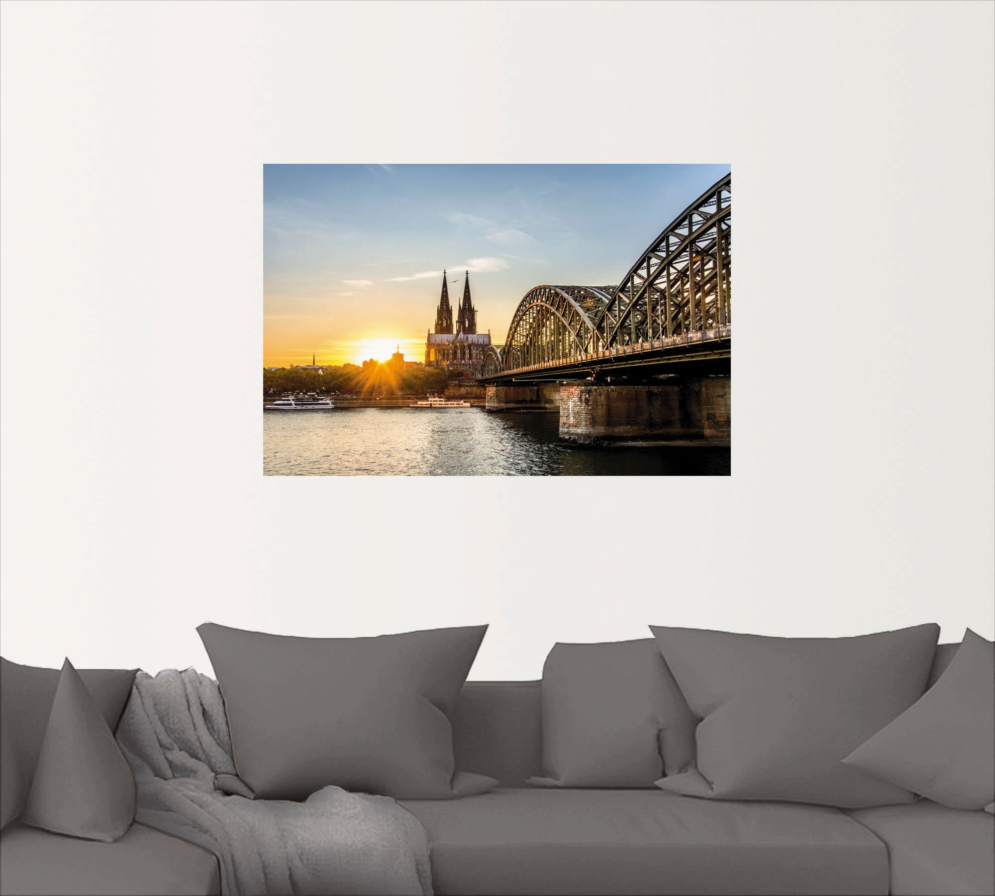Artland Wandbild »Kölner Dom«, Deutschland, (1 St.), als Poster, Wandaufkleber in verschied. Größen
