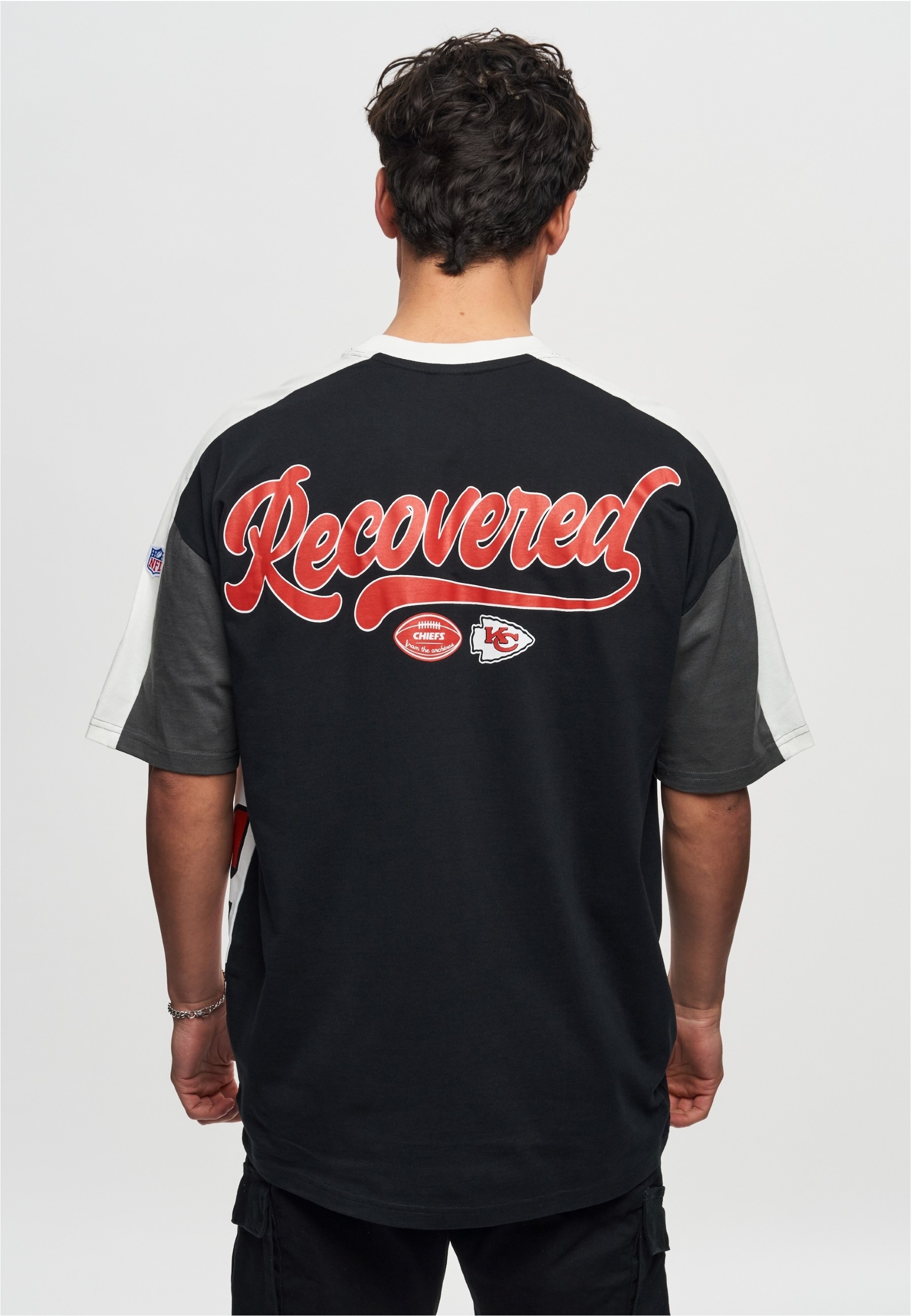 Recovered T-Shirt »NFL Chiefs Kansas City Cut and Sew Oversized«, (1 tlg.), für alle Fans der Kansas City Chiefs