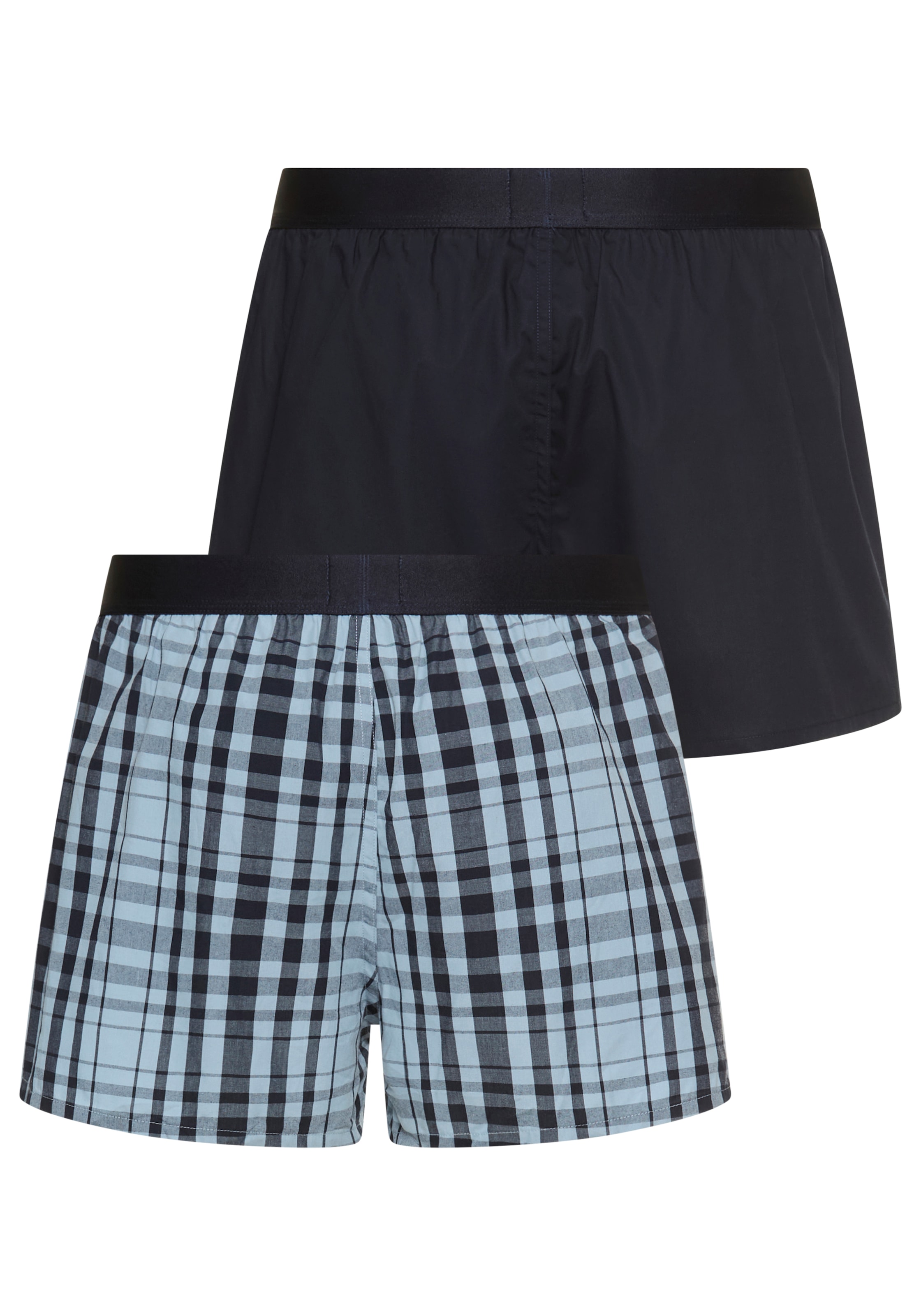 BOSS Pyjamashorts »2P Boxer Shorts EW«, (Packung, 2 tlg., 2er), mit Logobund