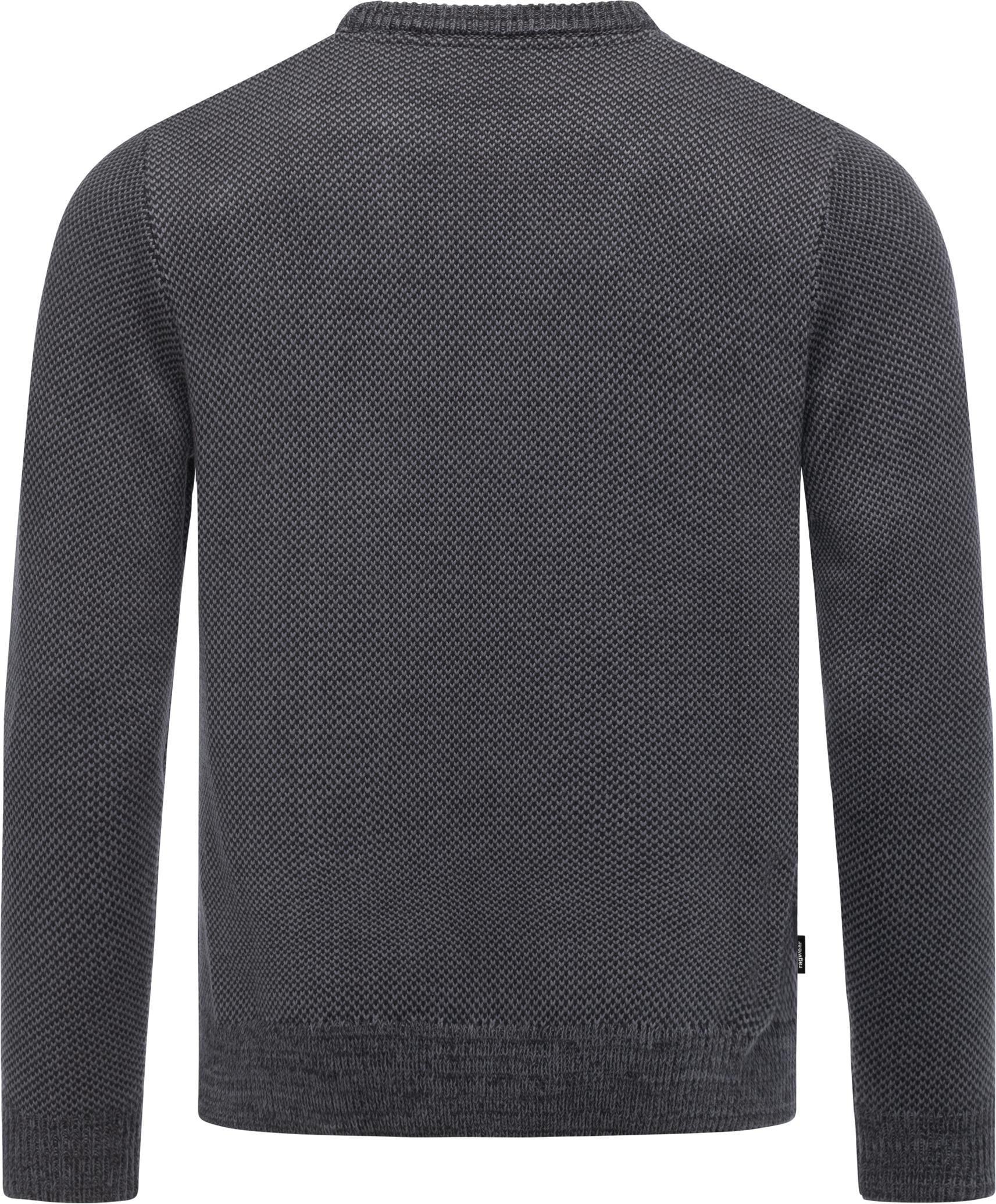 Ragwear Strickpullover »Larrs« stylischer Herren Sweatpullover mit Rippbündchen
