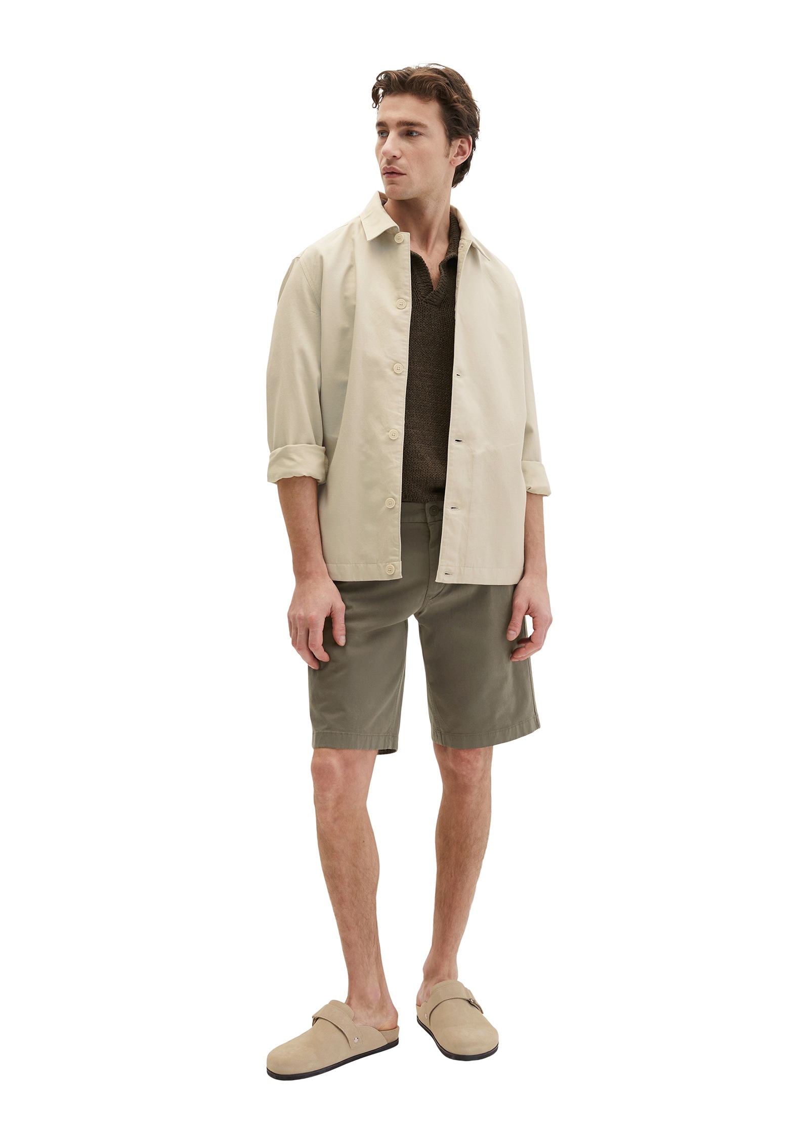 Marc O'Polo Kurzjacke »aus TENCEL™ Lyocell -Leinen-Mix« ohne Kapuze