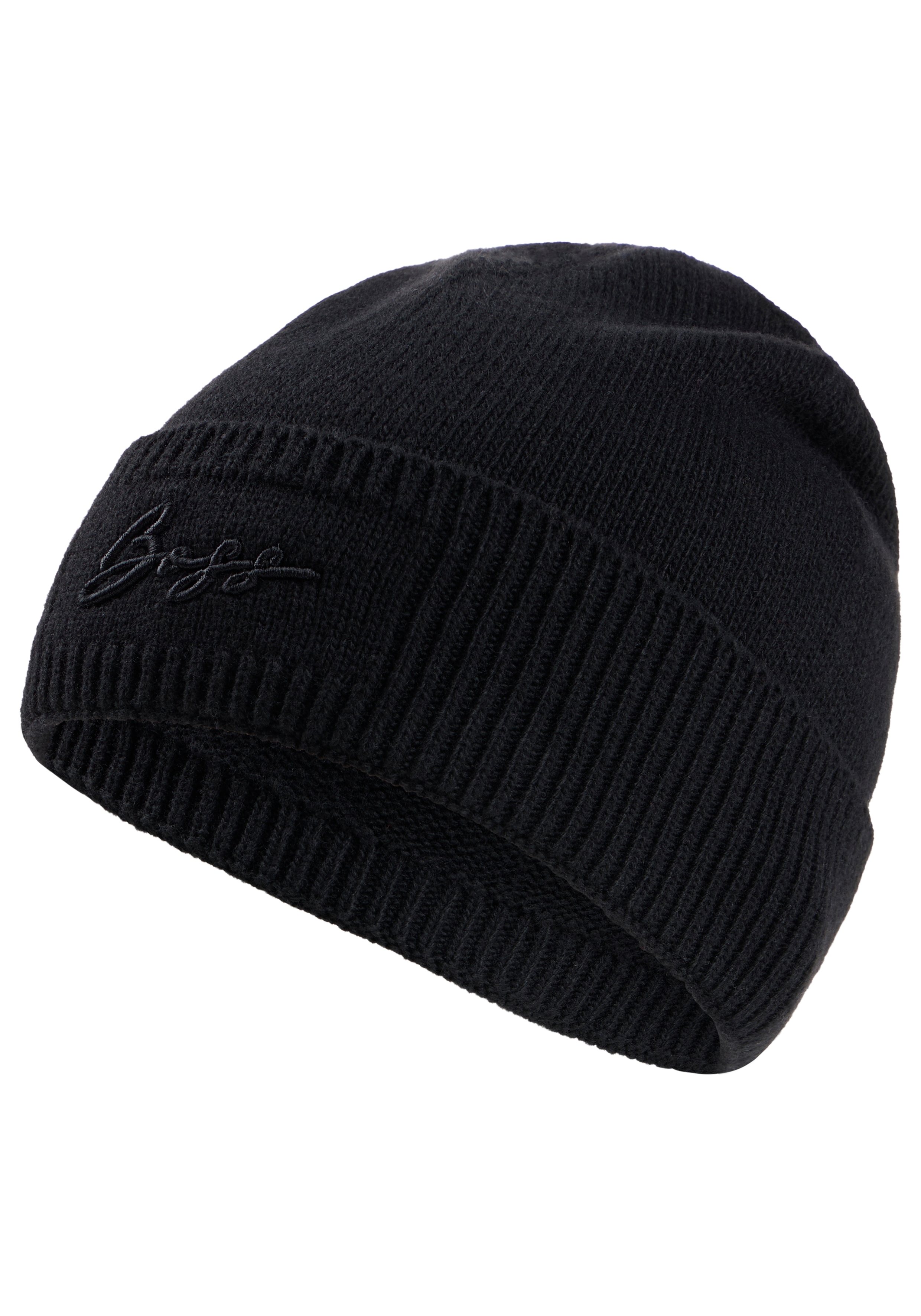 BOSS Strickmütze "Landrenia Hat" mit Woll- und Kaschmir-Anteil, unisex