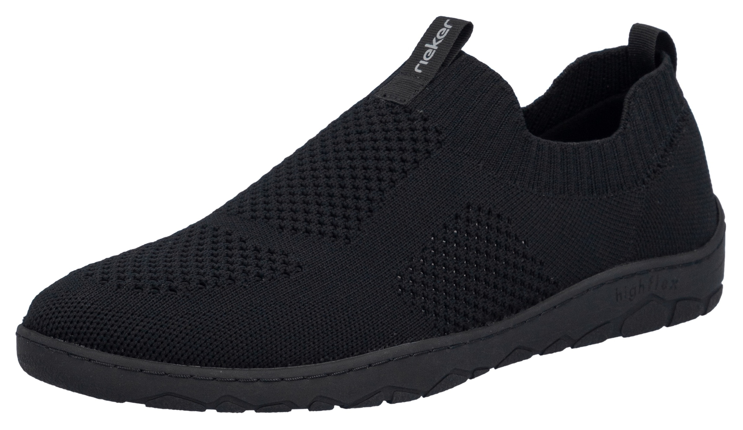 Rieker Slip-On Sneaker Slipper, Schlupfschuh, Freizeitsneaker mit leichter Laufsohle