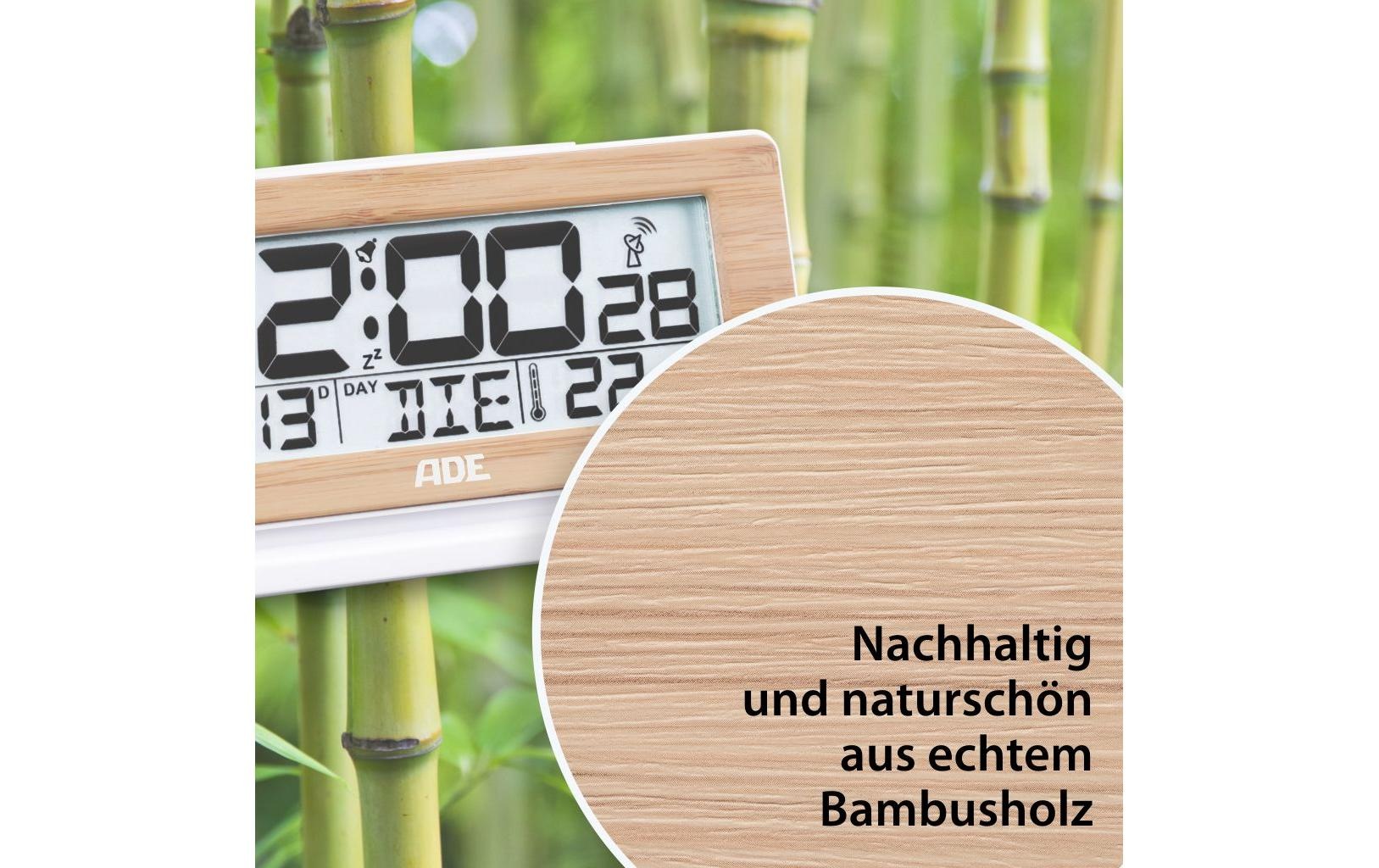 ADE Wecker »Temperatur-& Datumsanzeige«