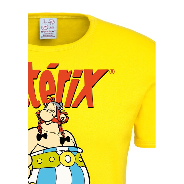 LOGOSHIRT T-Shirt »Asterix & Obelix«, im lizenzierten Originaldesign ▷  kaufen | BAUR