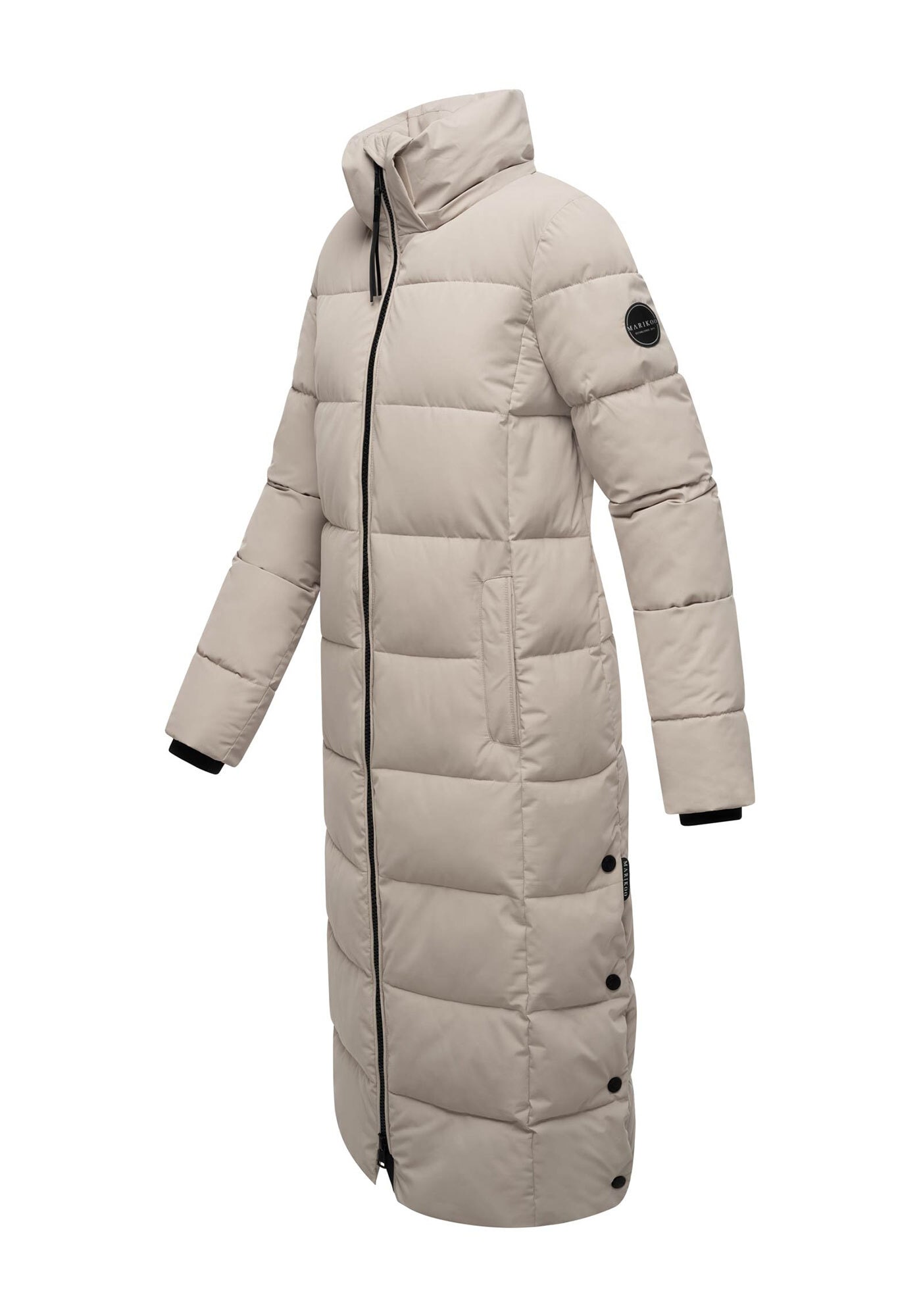 Marikoo Winterjacke »Nadeshikoo XIV« extra langer Winter Mantel gesteppt