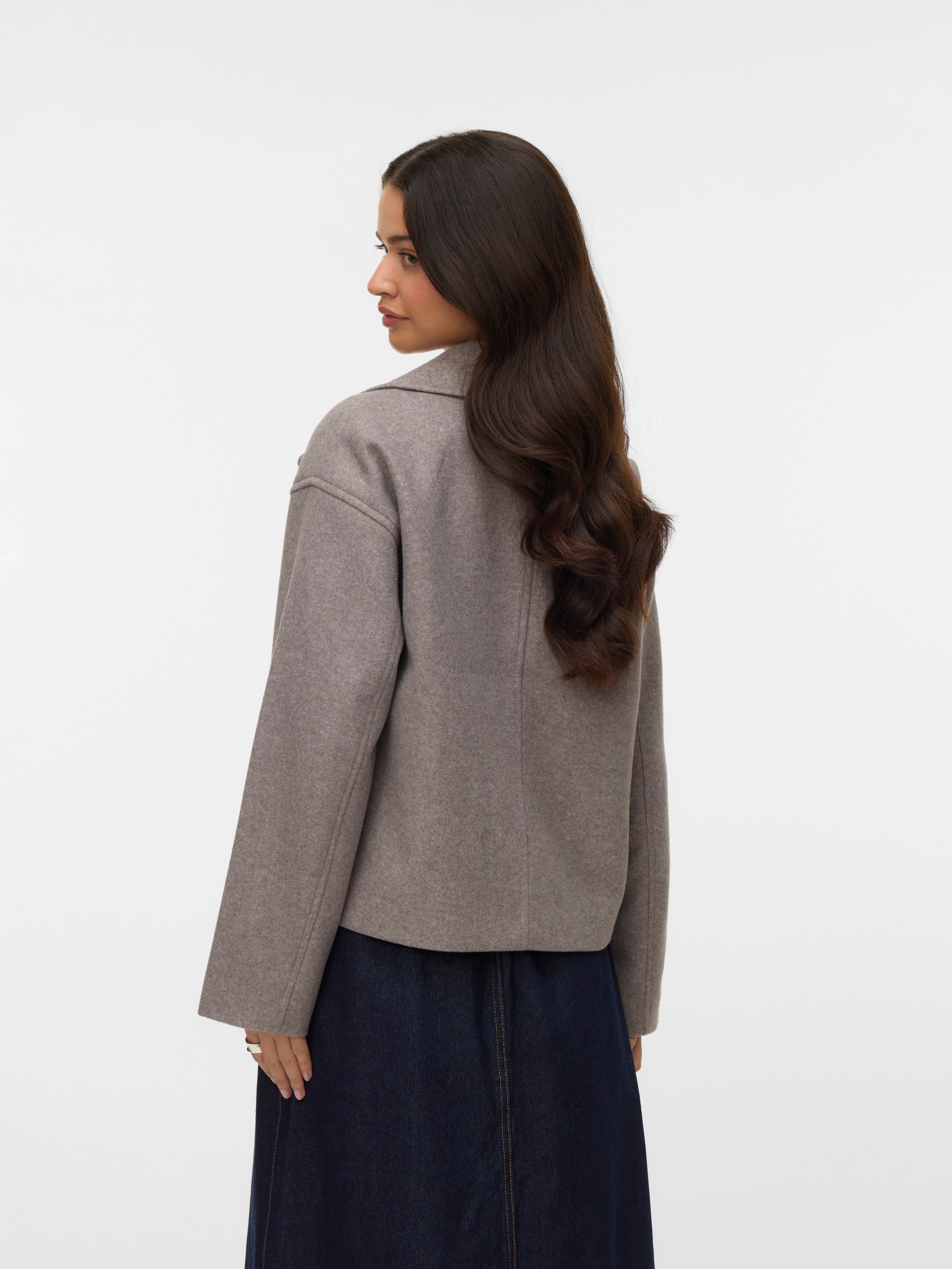 Vero Moda Cabanjacke "VMVINCELINE SHORT JACKET NOOS" mit Knopfleiste günstig online kaufen