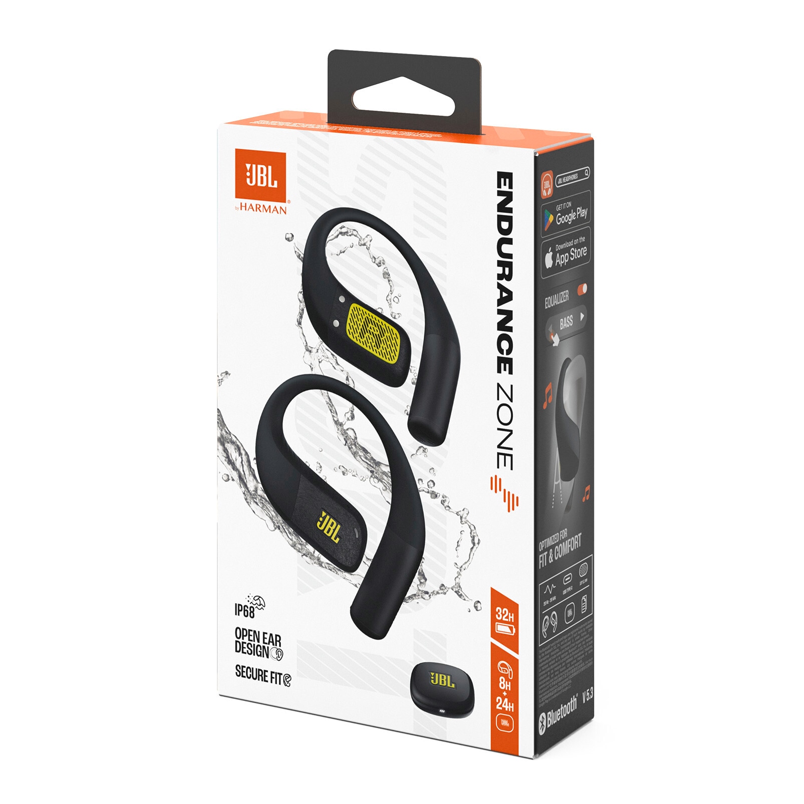JBL Open-Ear-Kopfhörer »Endurance Zone True Wireless Open-Ear Sport Headphones«, A2DP Bluetooth, Freisprechfunktion-True Wireless