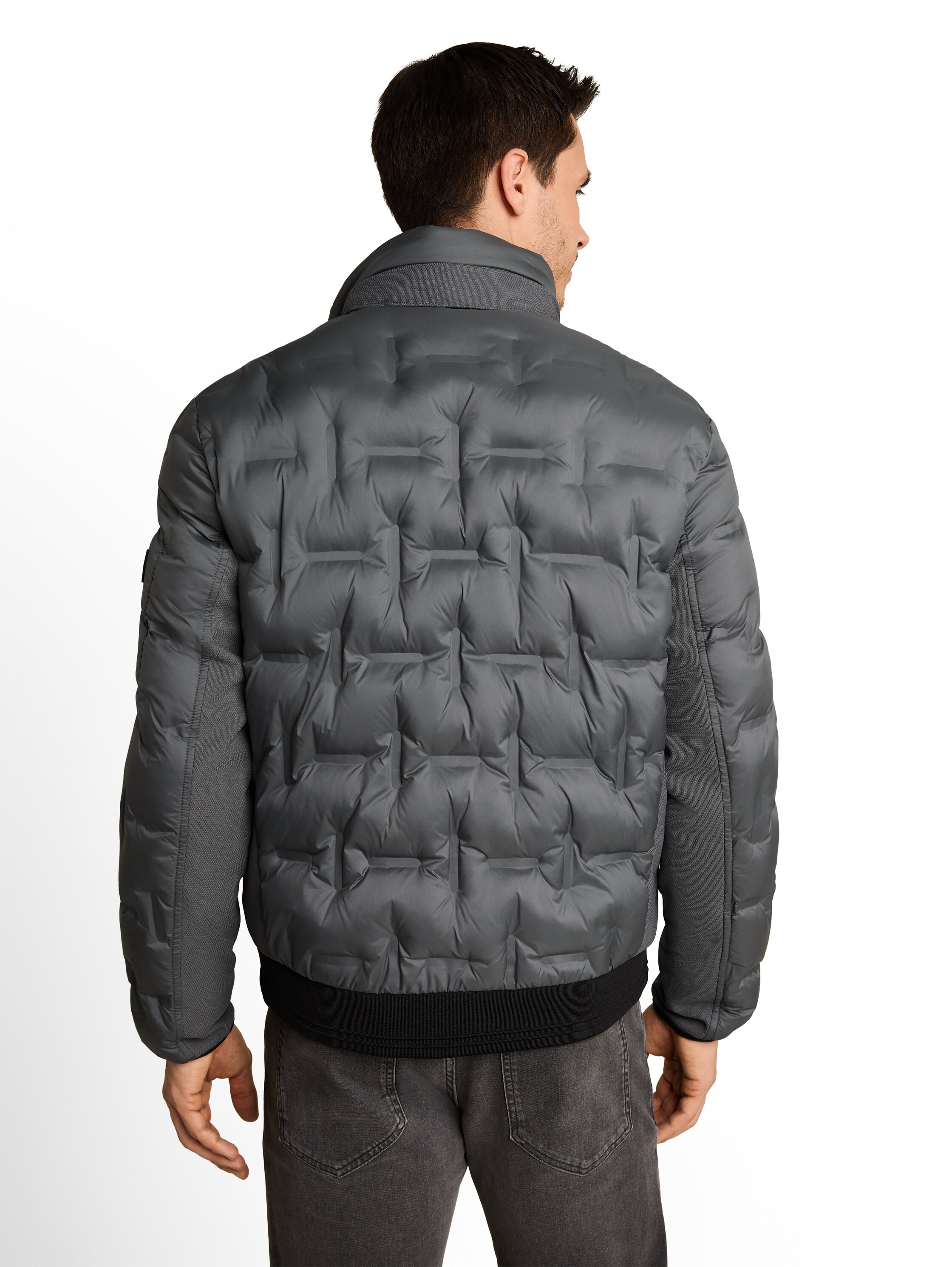 TOM TAILOR Steppjacke ohne Kapuze mit Stehkragen udn Reißverschluss