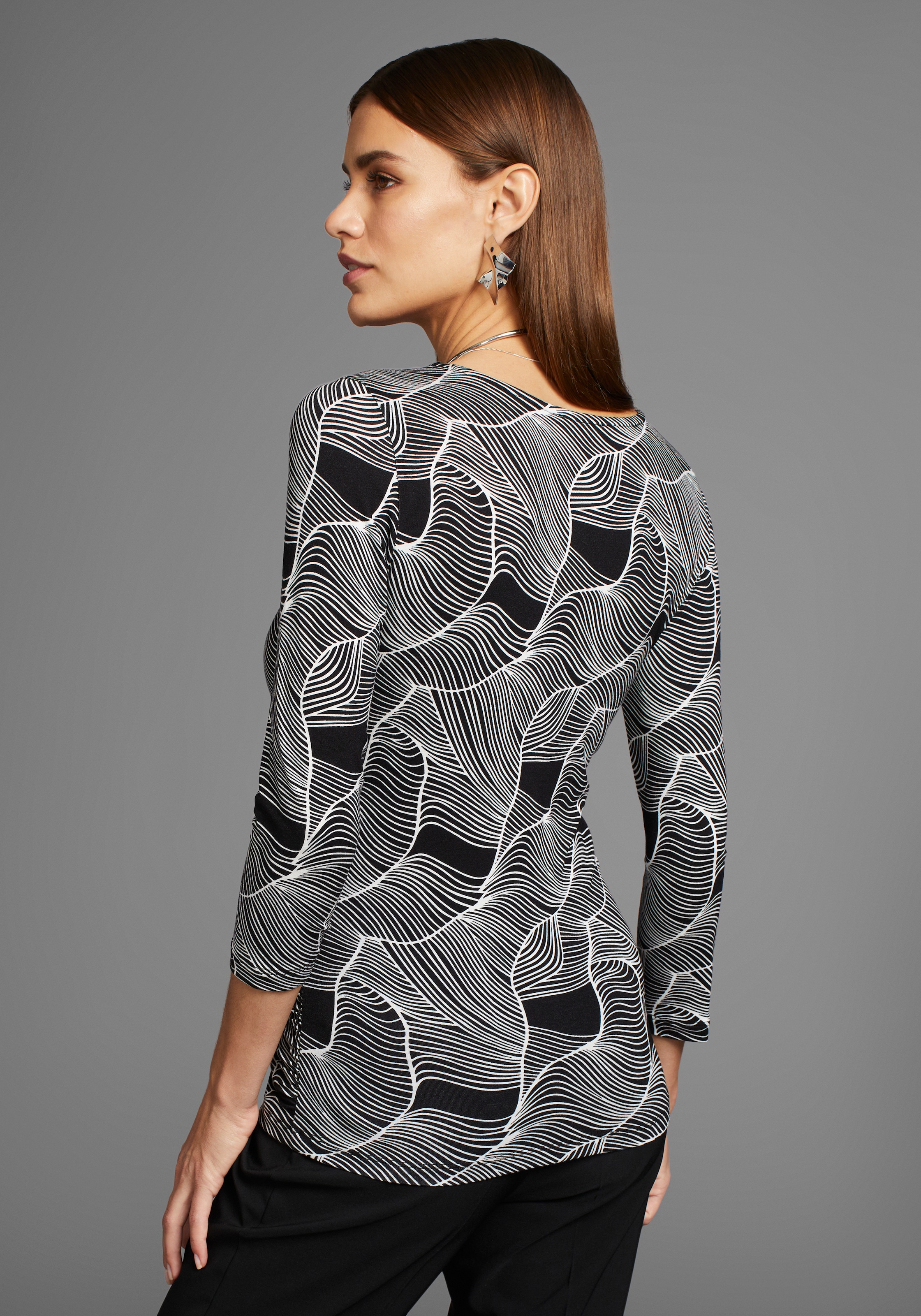 HECHTER PARIS 3/4-Arm-Shirt, mit modernem Print