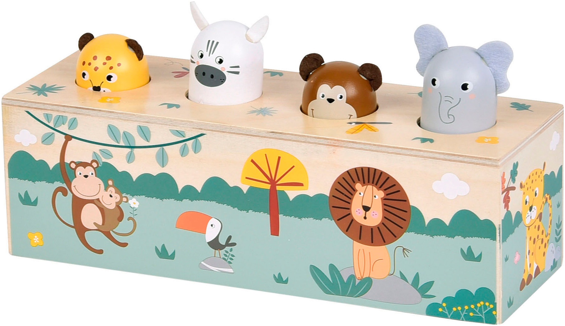 Small Foot Spielzeug-Musikinstrument »Drückspiel Tierlaute Safari«