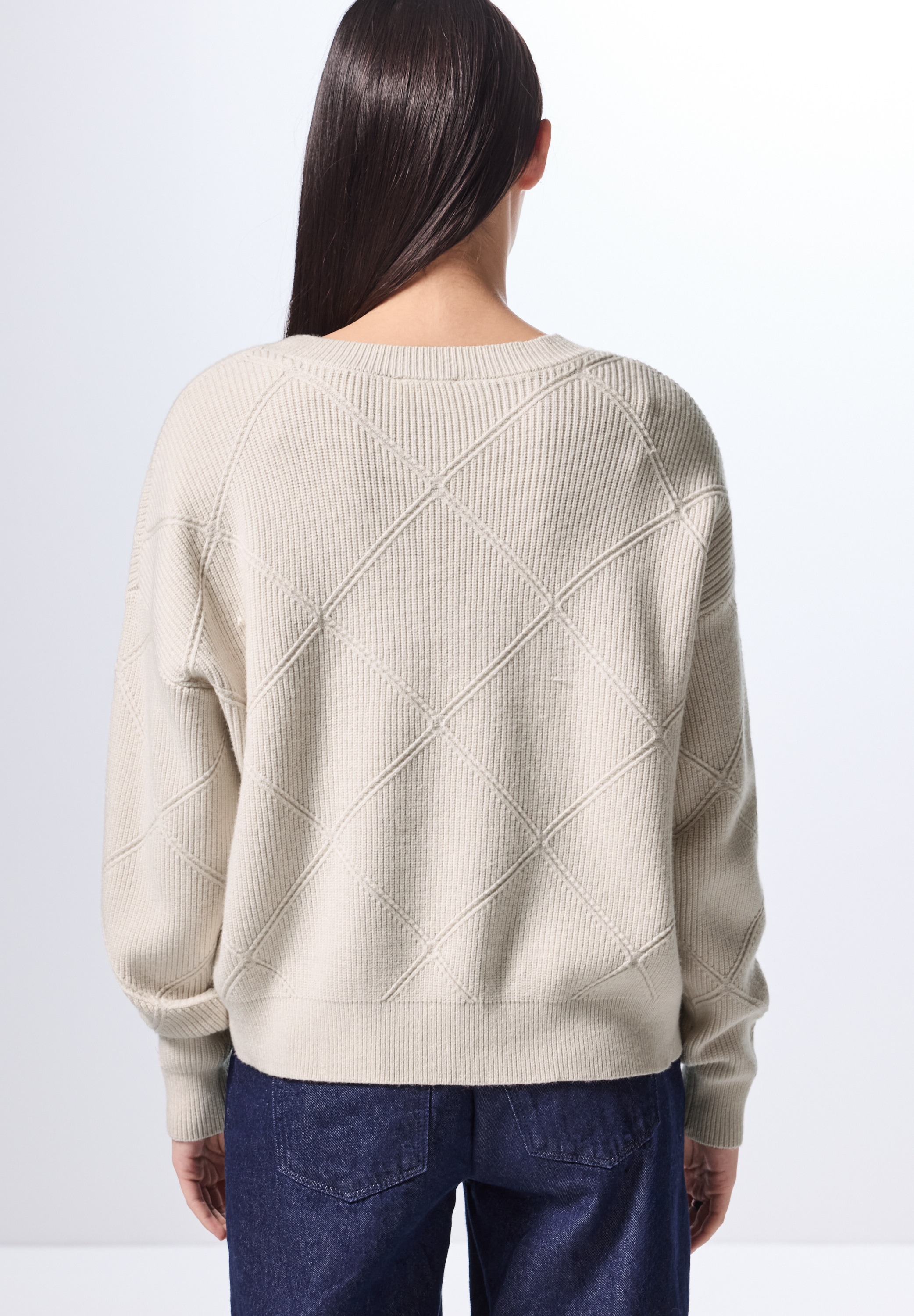 STREET ONE STUDIO Strickpullover, aus softem Materialmix