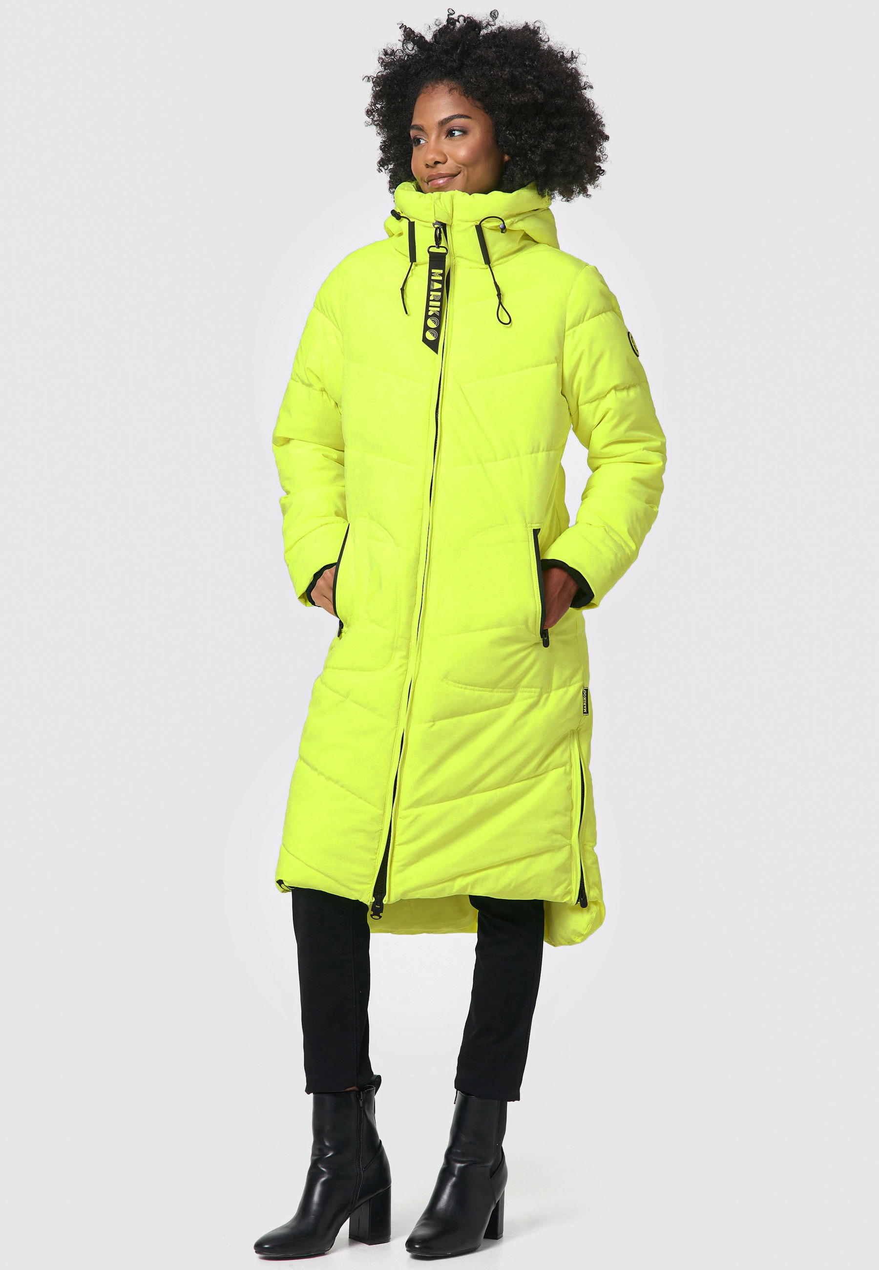Marikoo Winterjacke "Benikoo", mit Kapuze, langer Winter Mantel gesteppt günstig online kaufen