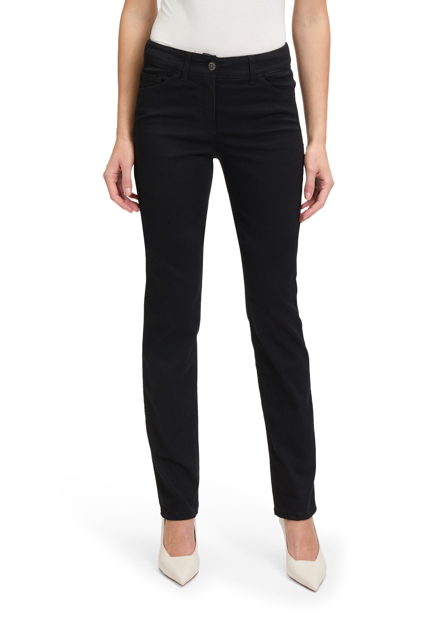 Betty Barclay Slim-fit-Jeans "Betty Barclay Damen Basic-Jeans mit aufgesetz günstig online kaufen