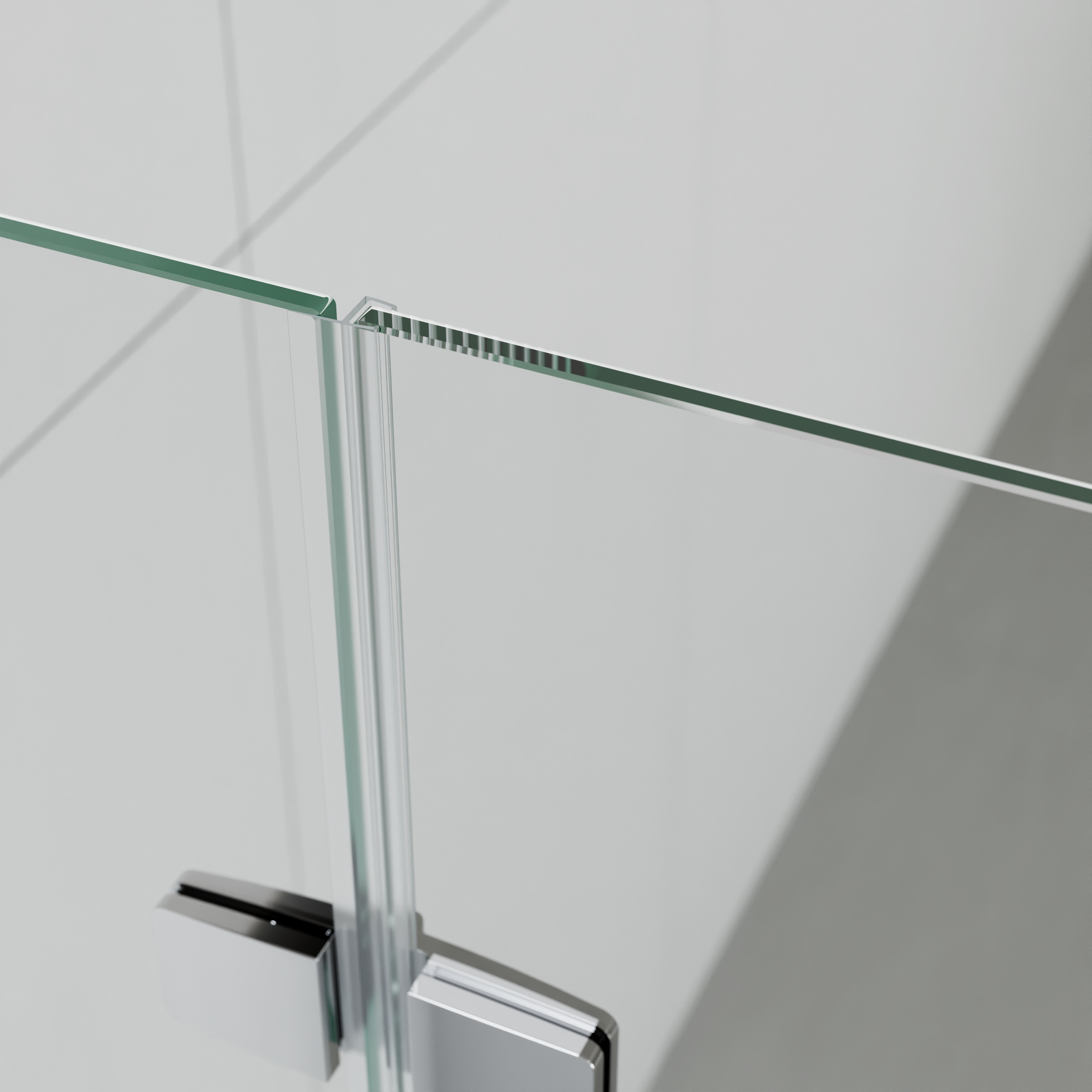 welltime Dusch-Einflügeltür »Mixwell« 1 von 2 Teilen für eine Ecklösung, 1 Stk. tlg. Baukastensystem