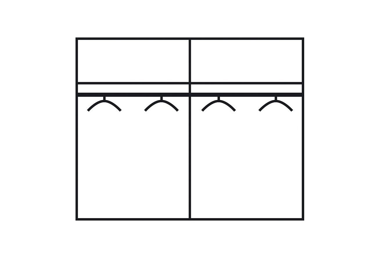 Wimex Schwebetürenschrank »Easy«, mit Teilglas