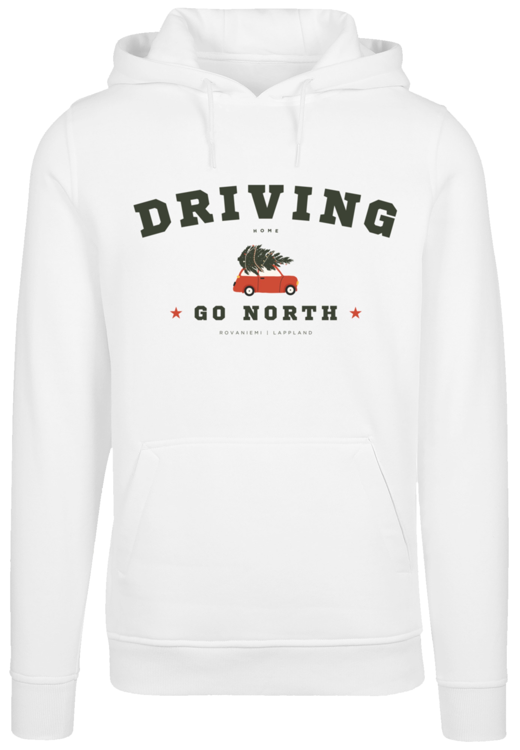 F4NT4STIC Kapuzenpullover »Driving Home Christmas«, Weihnachten, Geschenk, Logo
