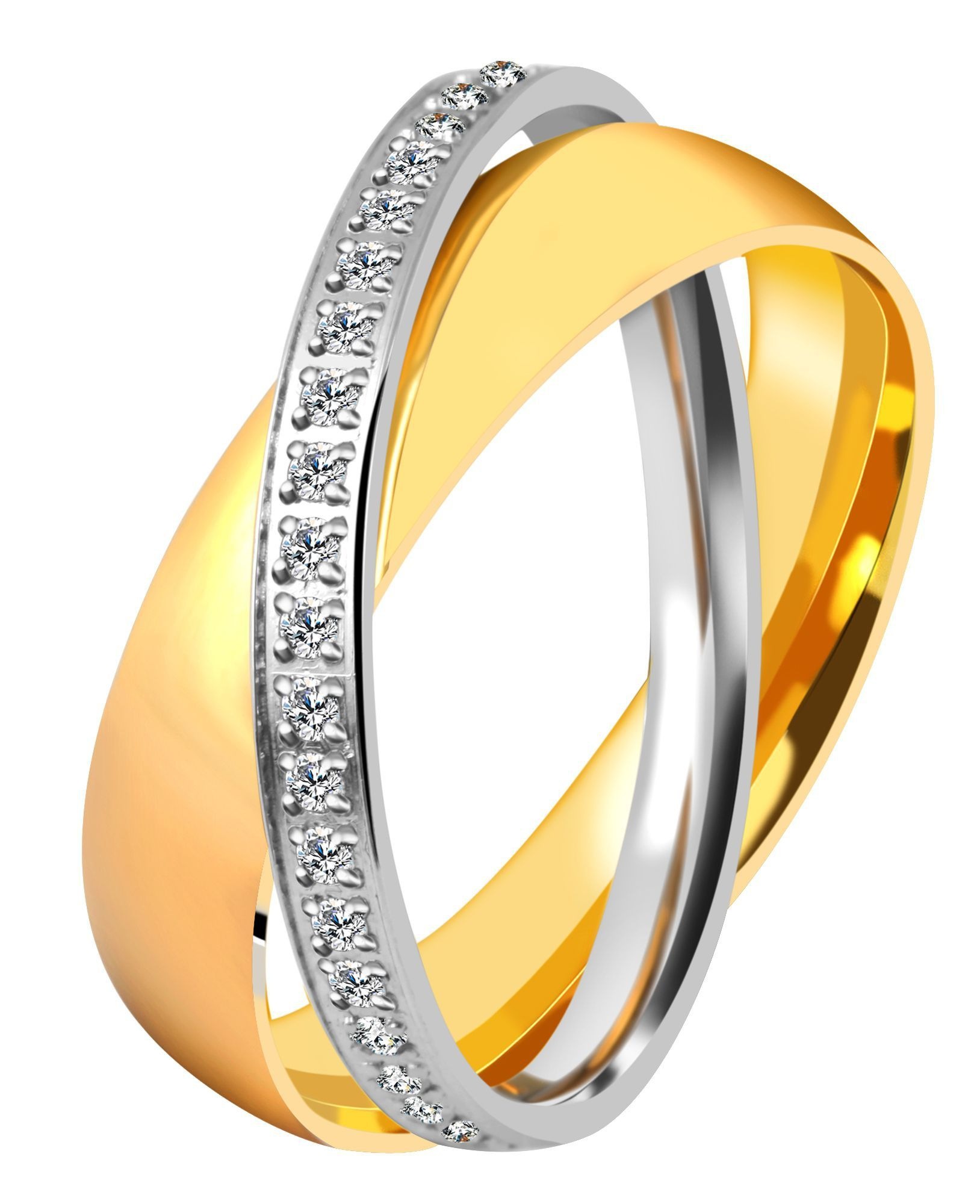 Adelia´s Fingerring »Damen Ring aus Edelstahl«