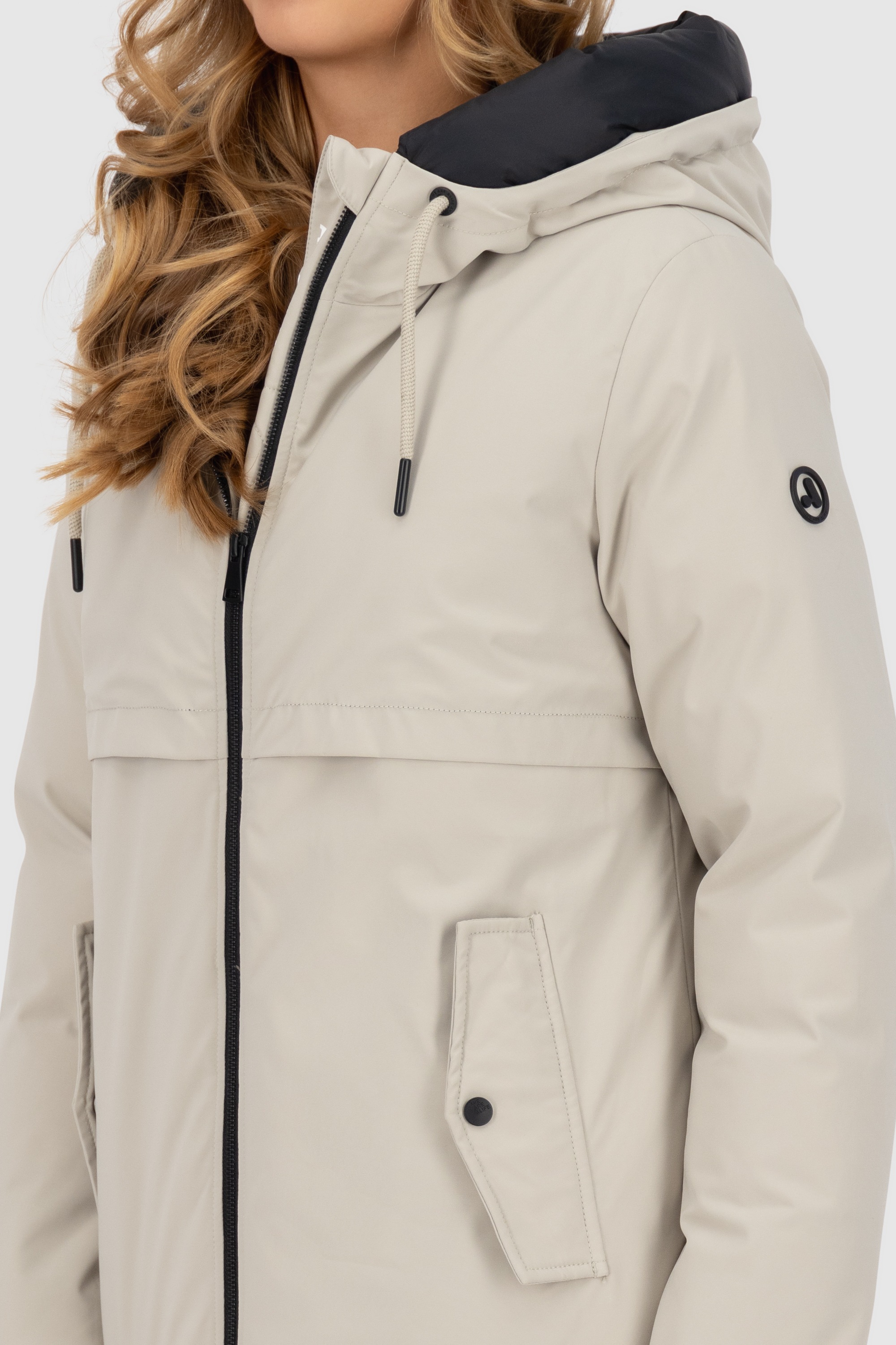Alife & Kickin Winterjacke »Damen CicelyAK A«, Kurze warme Damenwinterjacke mit gefütterter Kapuze