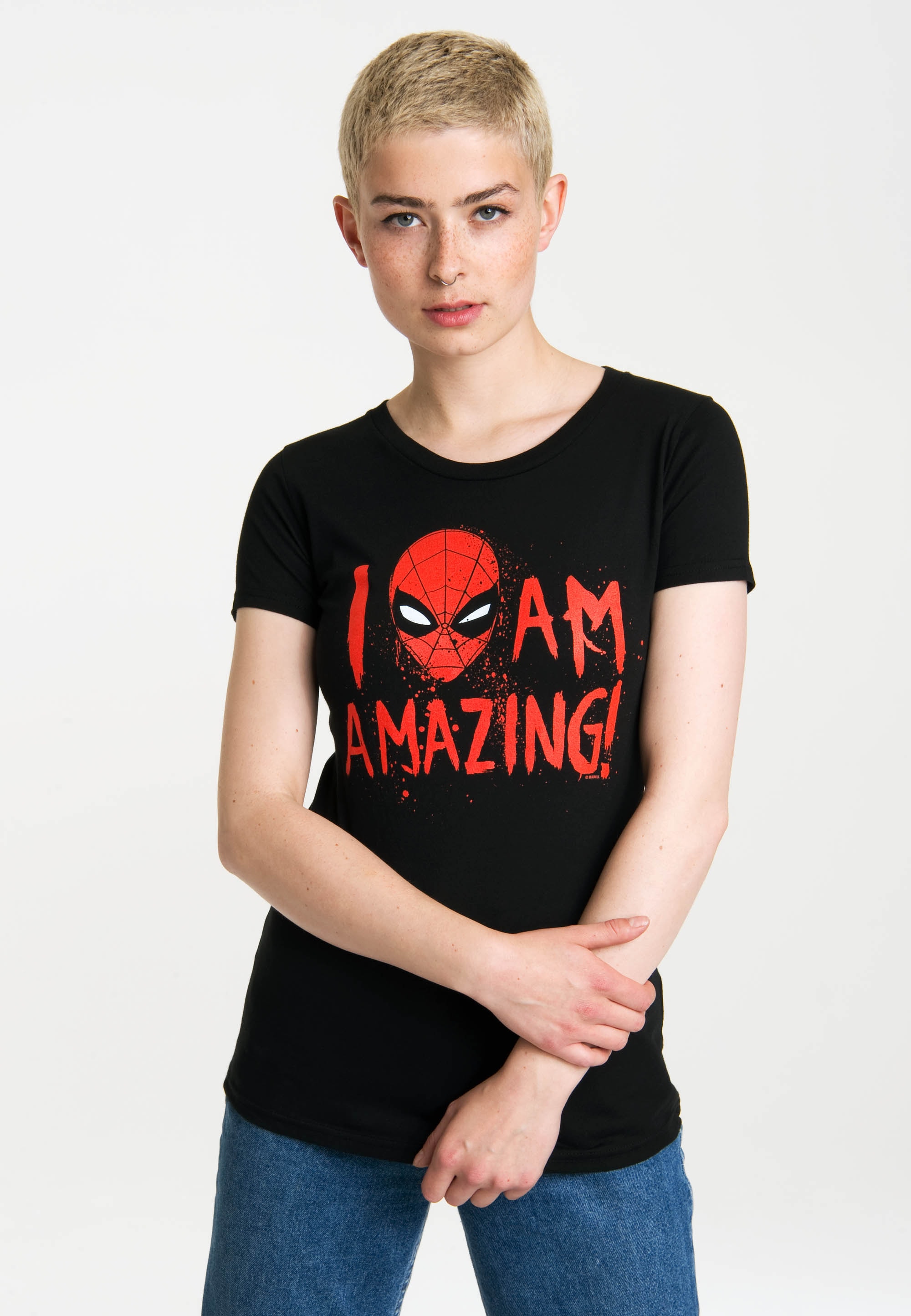 LOGOSHIRT T-Shirt »Marvel Comics«, mit lizenzierten Originaldesign