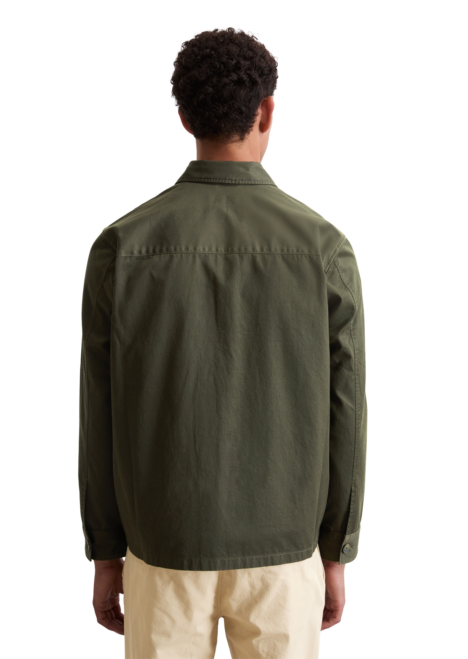 Marc O'Polo Kurzjacke »aus hochwertigem Coated-Twill«, ohne Kapuze