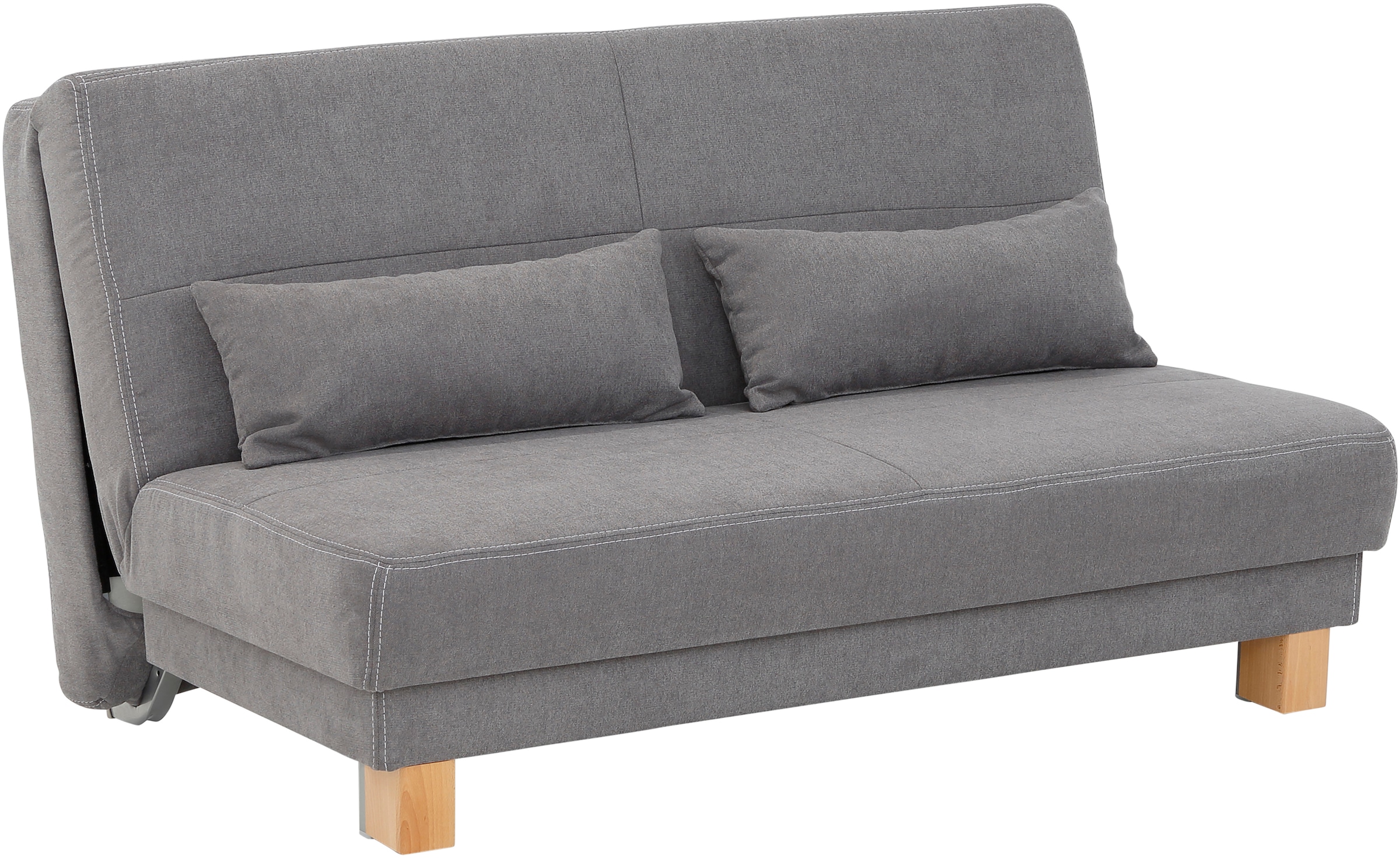 Home affaire Schlafsofa "Gina", vom Sofa zum Bett mit einem Handgriff, in 4 Breiten, Nierenkissen