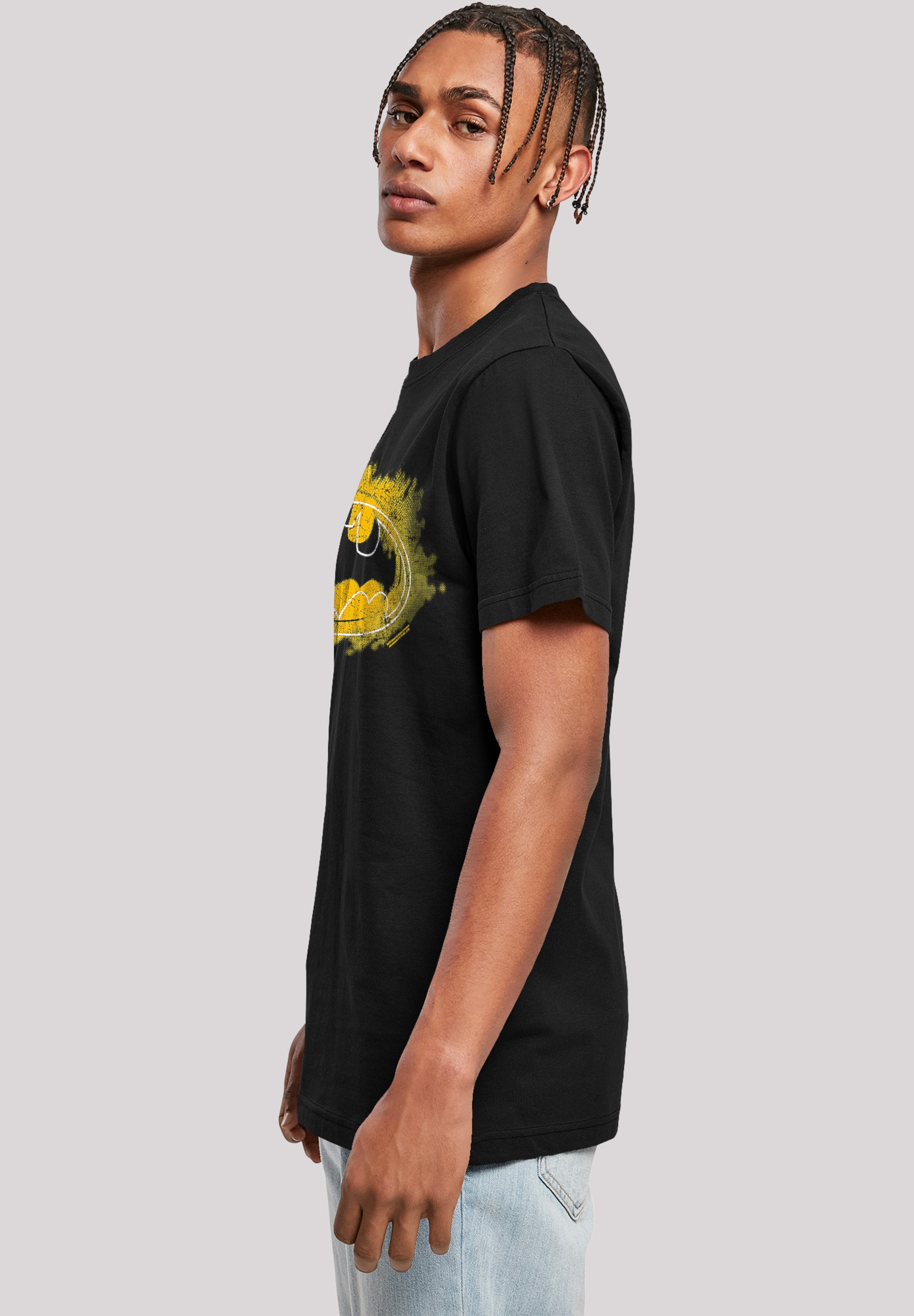 F4NT4STIC T-Shirt »DC Comics Batman Spray Logo«, Herren,Premium Merch,Regular-Fit,Basic,Bedruckt